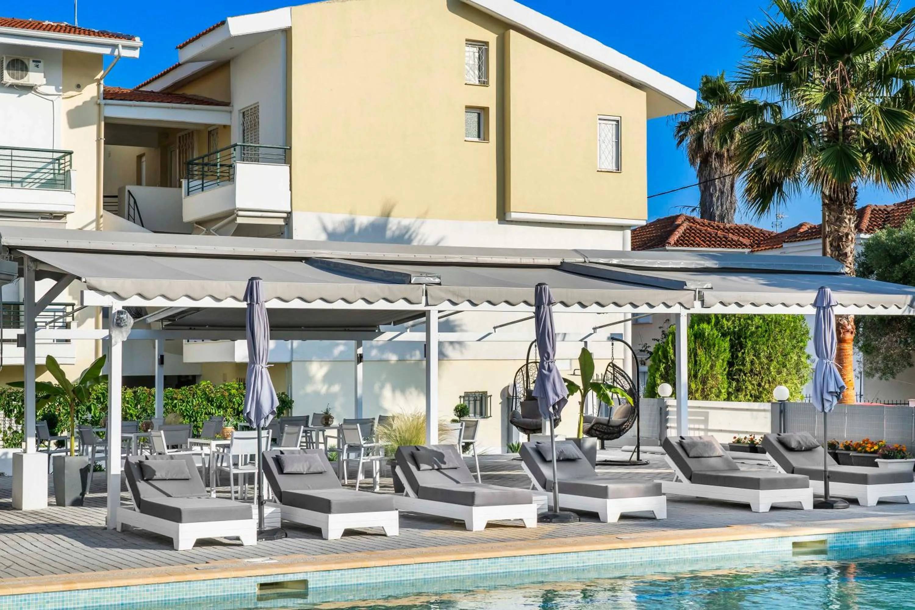 sunbed in Akritas Hotel Pefkochori