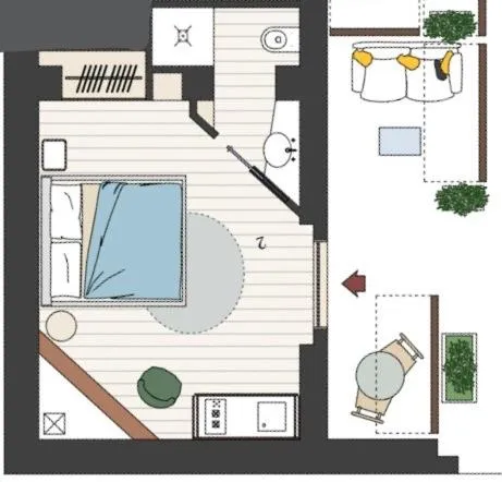 Photo of the whole room in Casa Realia