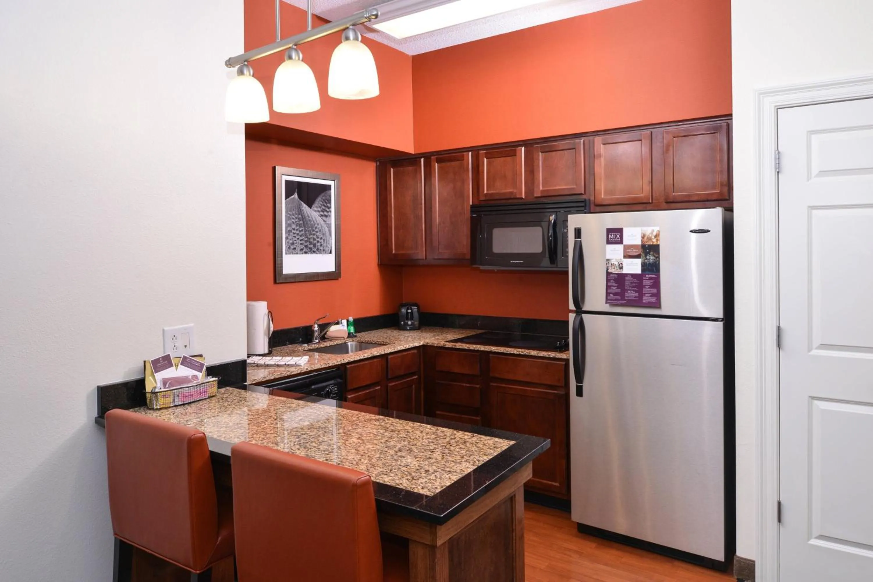 Kitchen or kitchenette in Residence Inn Columbia Northeast/Fort Jackson Area
