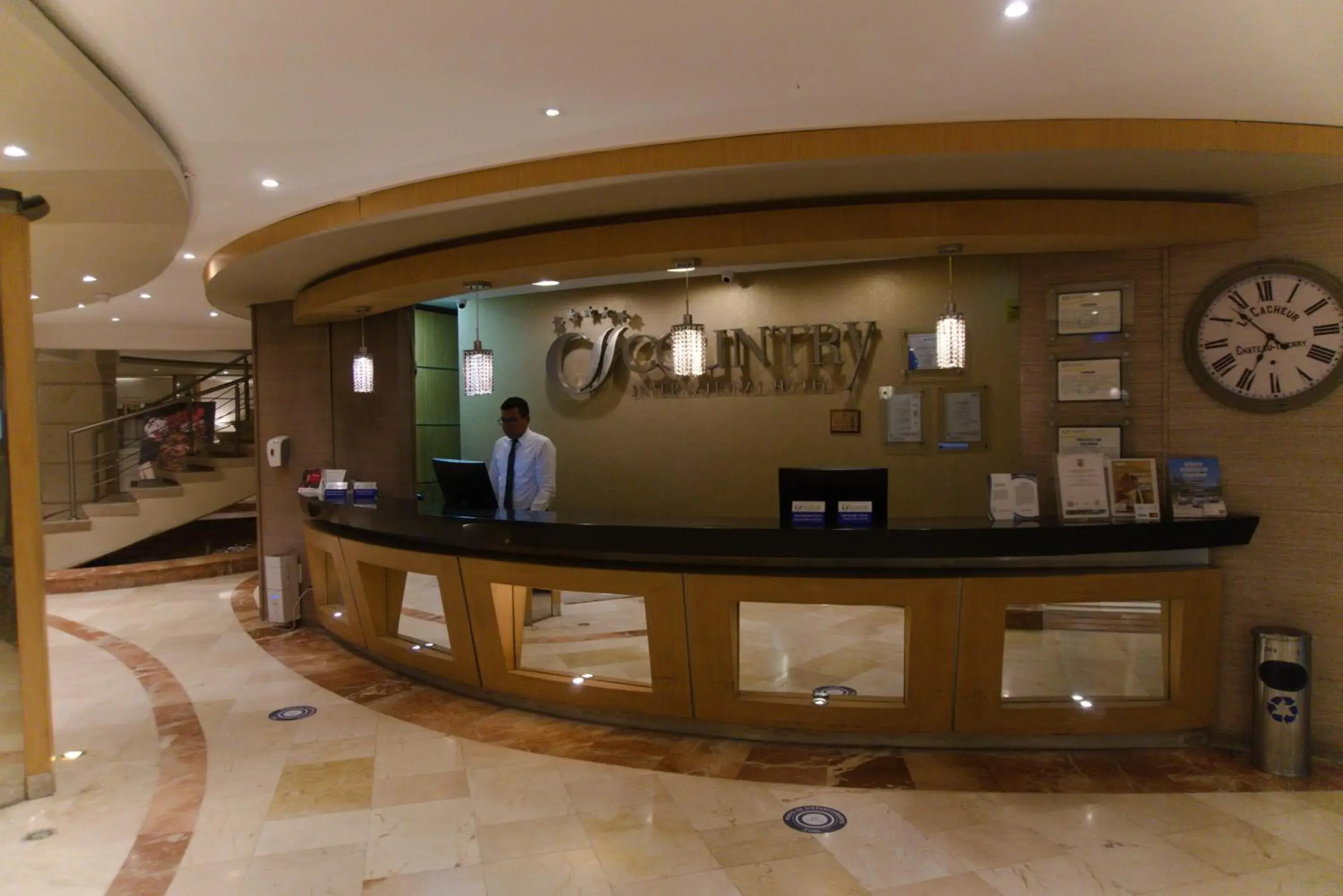 Lobby or reception in Country International Hotel Lobby or reception in Country International Hotel