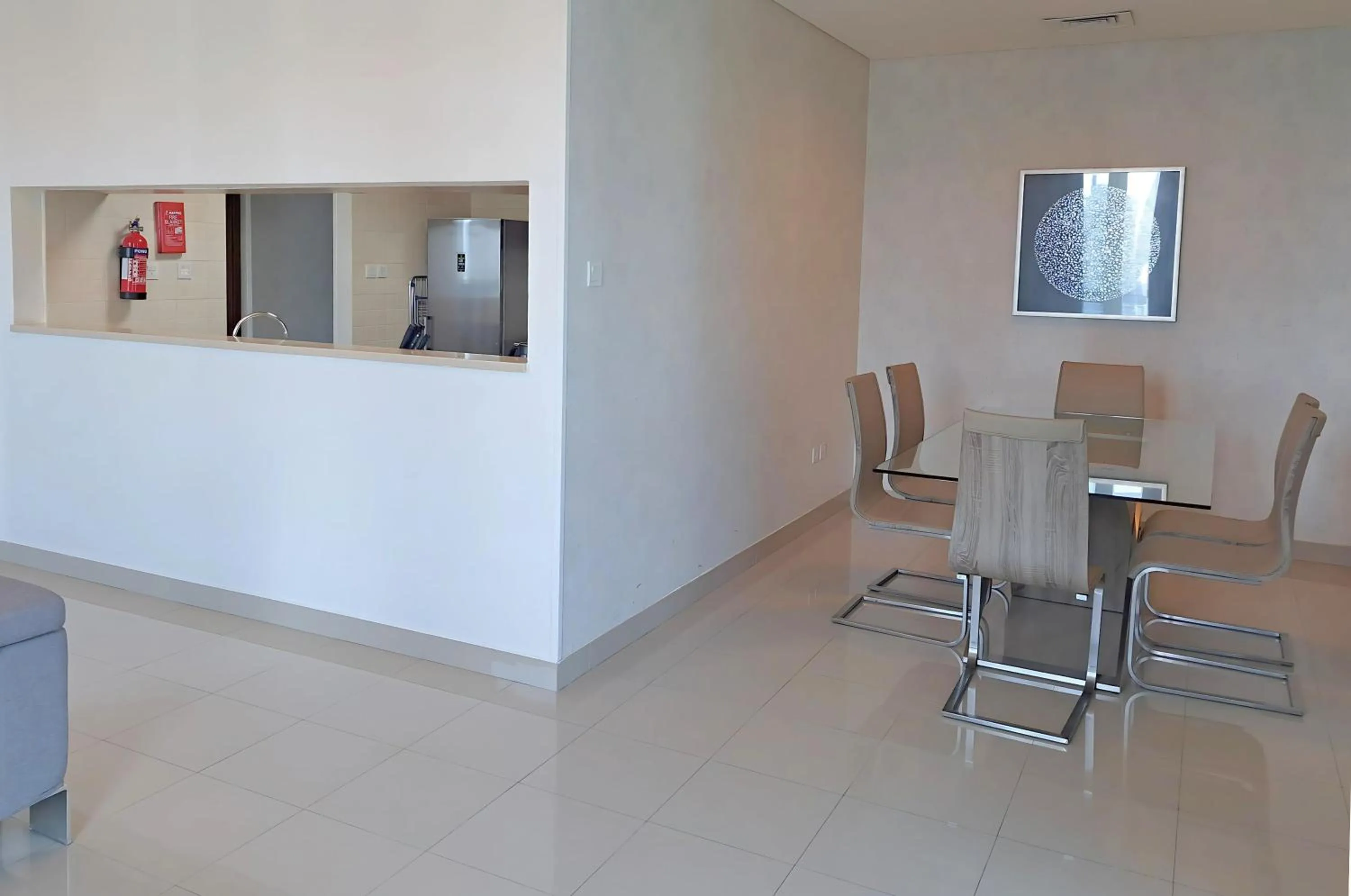 Living room in Barceló Residences Dubai Marina