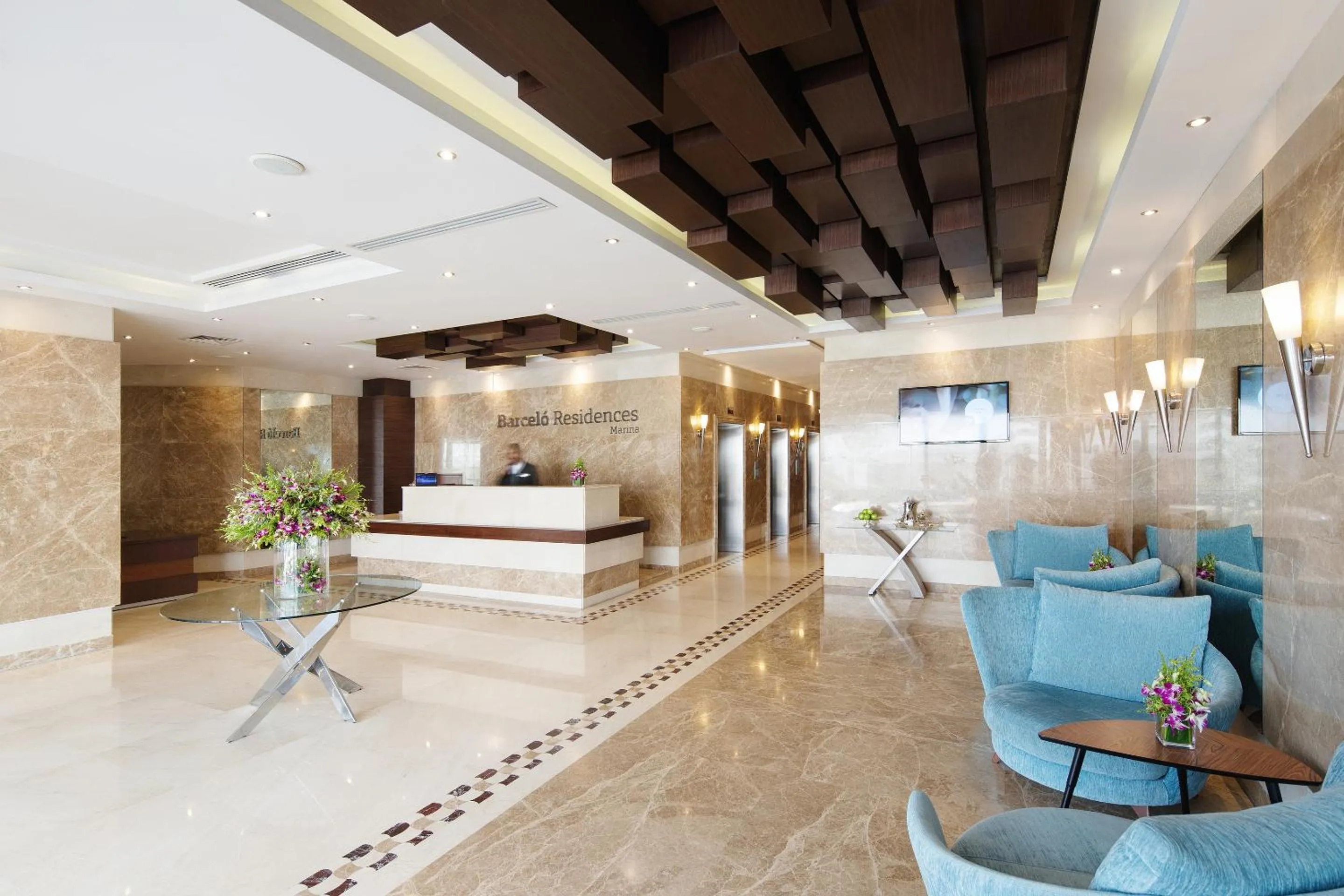 Lobby or reception in Barceló Residences Dubai Marina