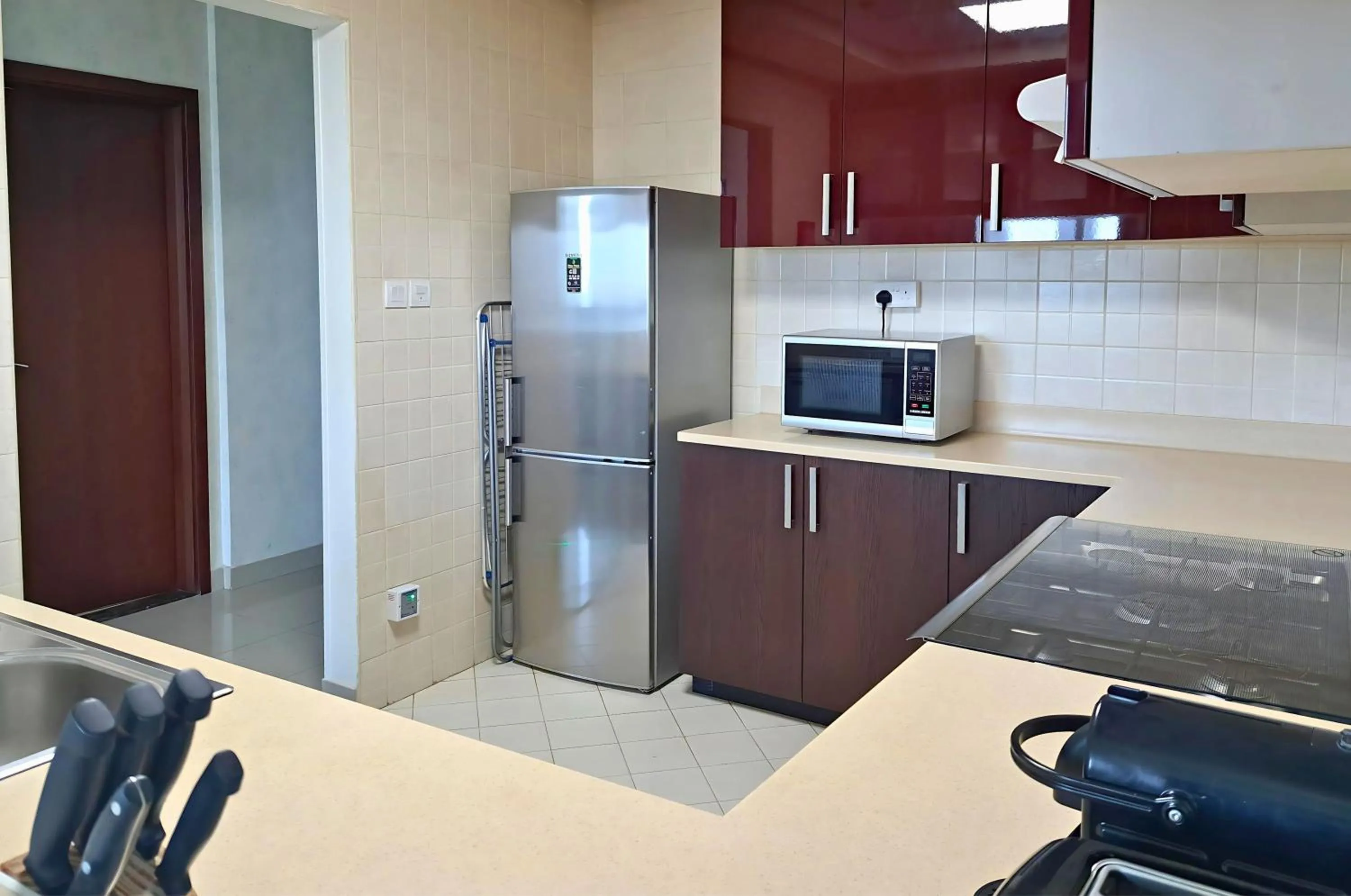 Kitchen or kitchenette in Barceló Residences Dubai Marina