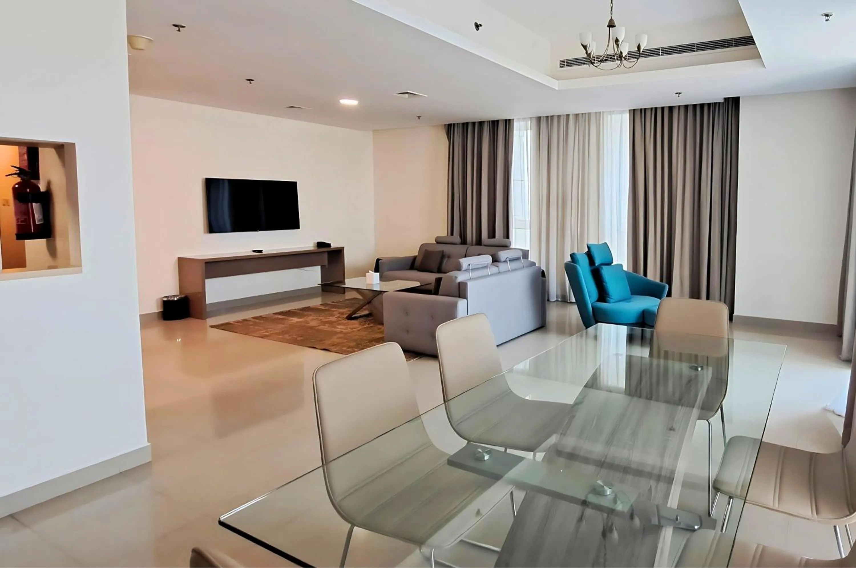 Seating area in Barceló Residences Dubai Marina