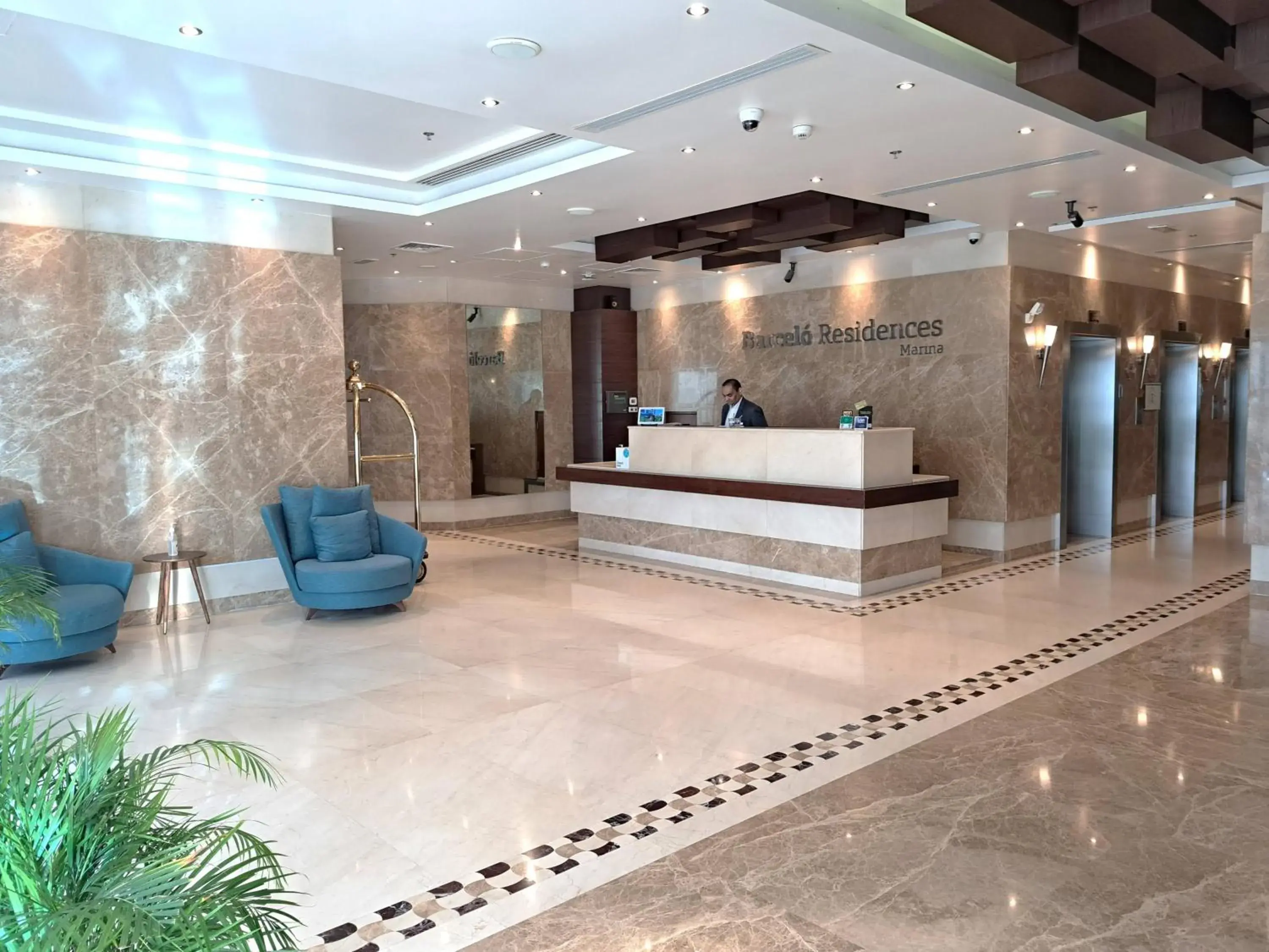 Lobby or reception in Barceló Residences Dubai Marina Lobby or reception in Barceló Residences Dubai Marina