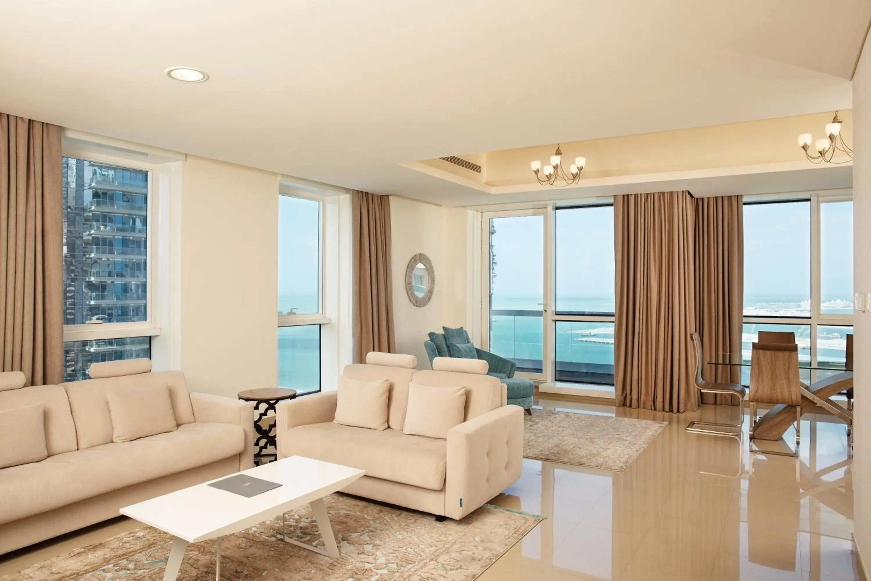 Living room in Barceló Residences Dubai Marina Living room in Barceló Residences Dubai Marina