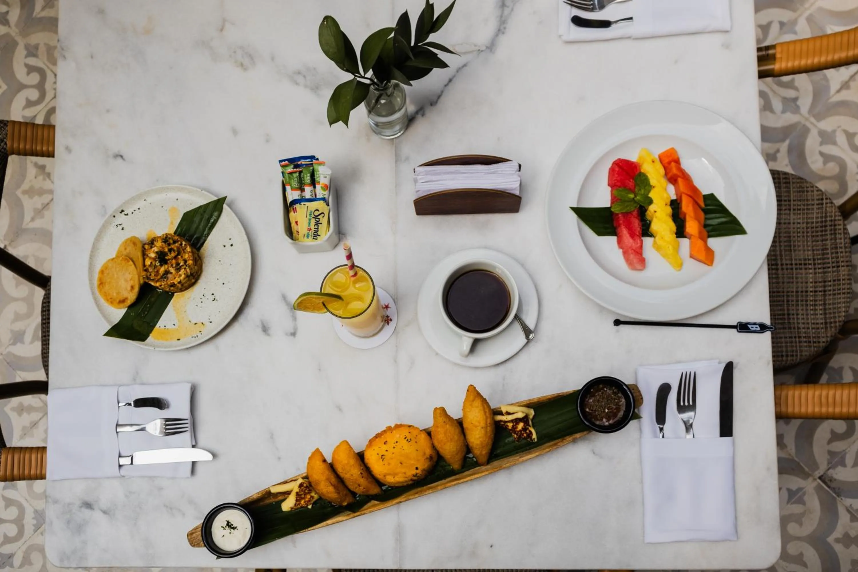 Food and drinks in Hotel El Marqués