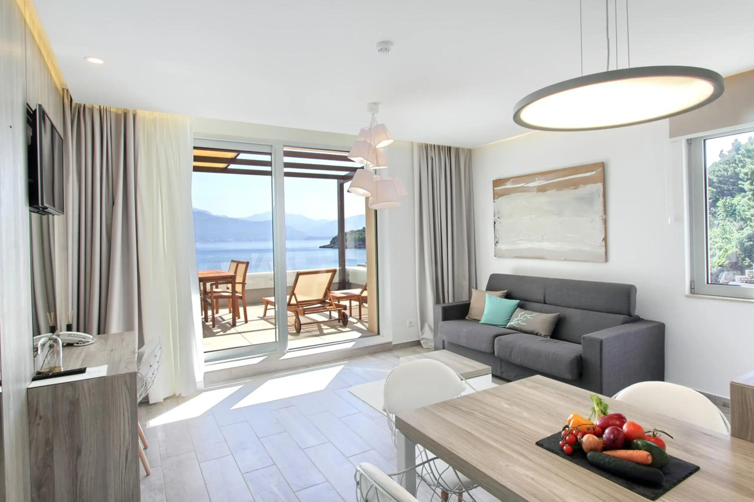 Living room in Kalamota Beach House Living room in Kalamota Beach House