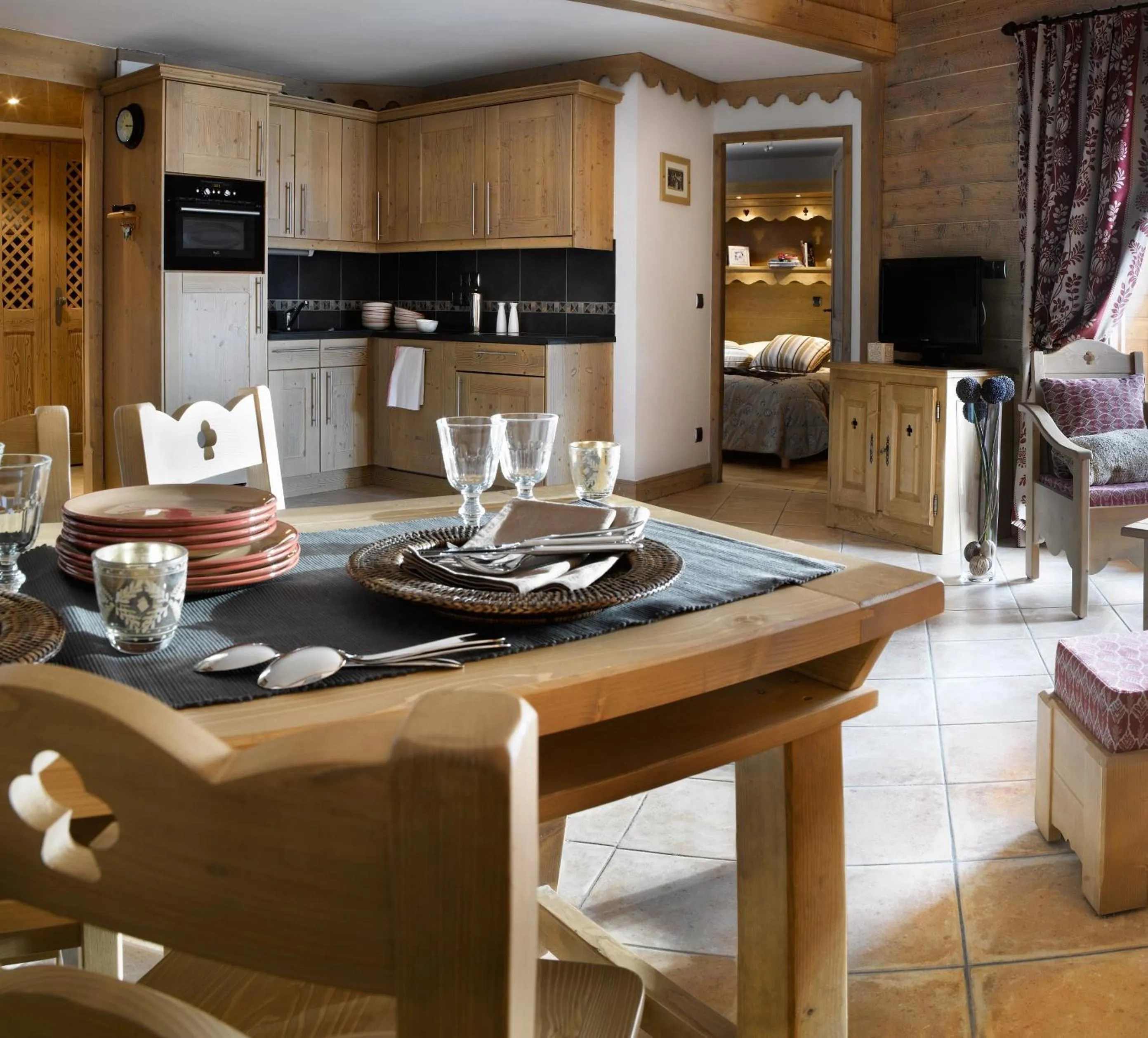 Dining area in CGH Résidences & Spas Les Clarines