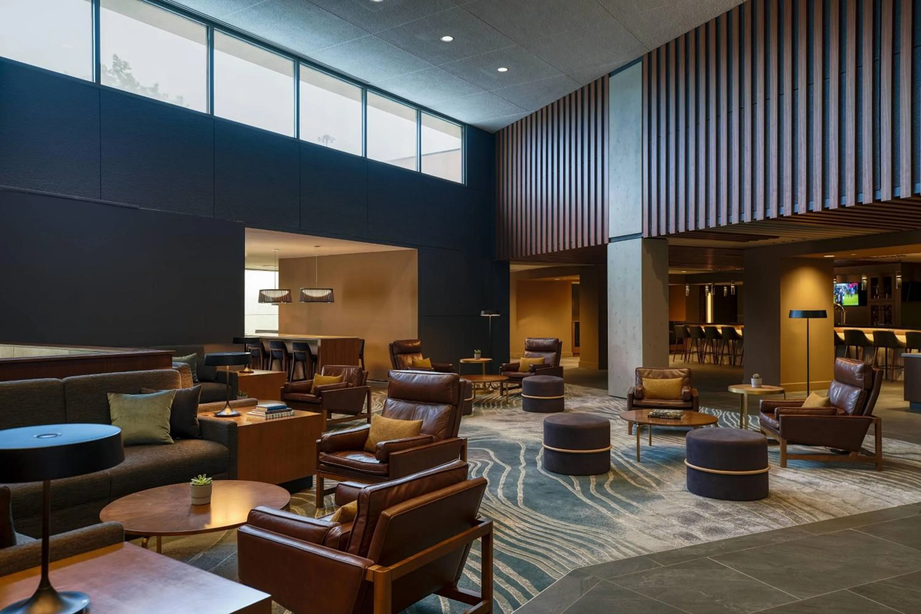 Lobby or reception in Chicago Marriott Schaumburg