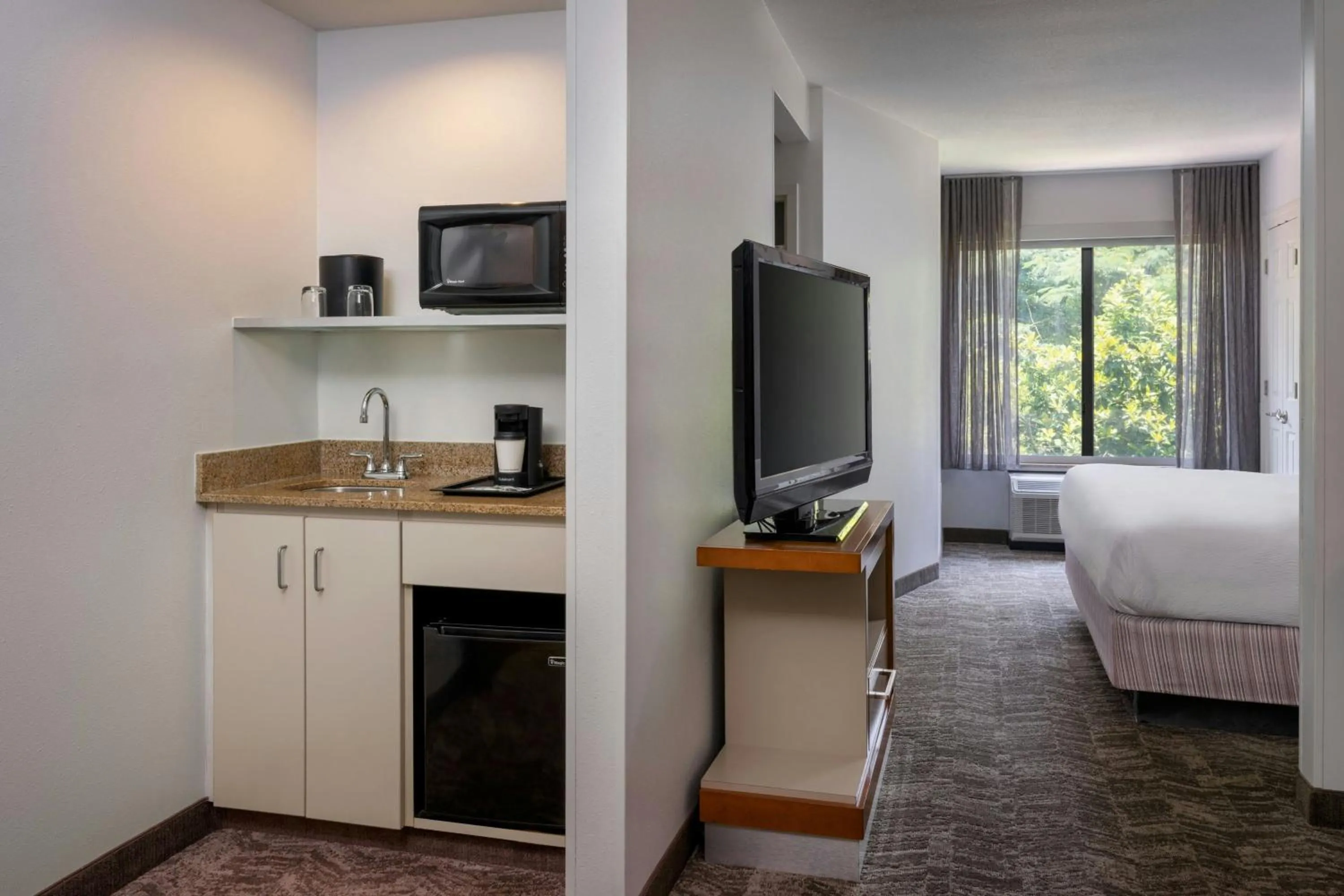 Lounge or bar, Bed in SpringHill Suites by Marriott Charleston North