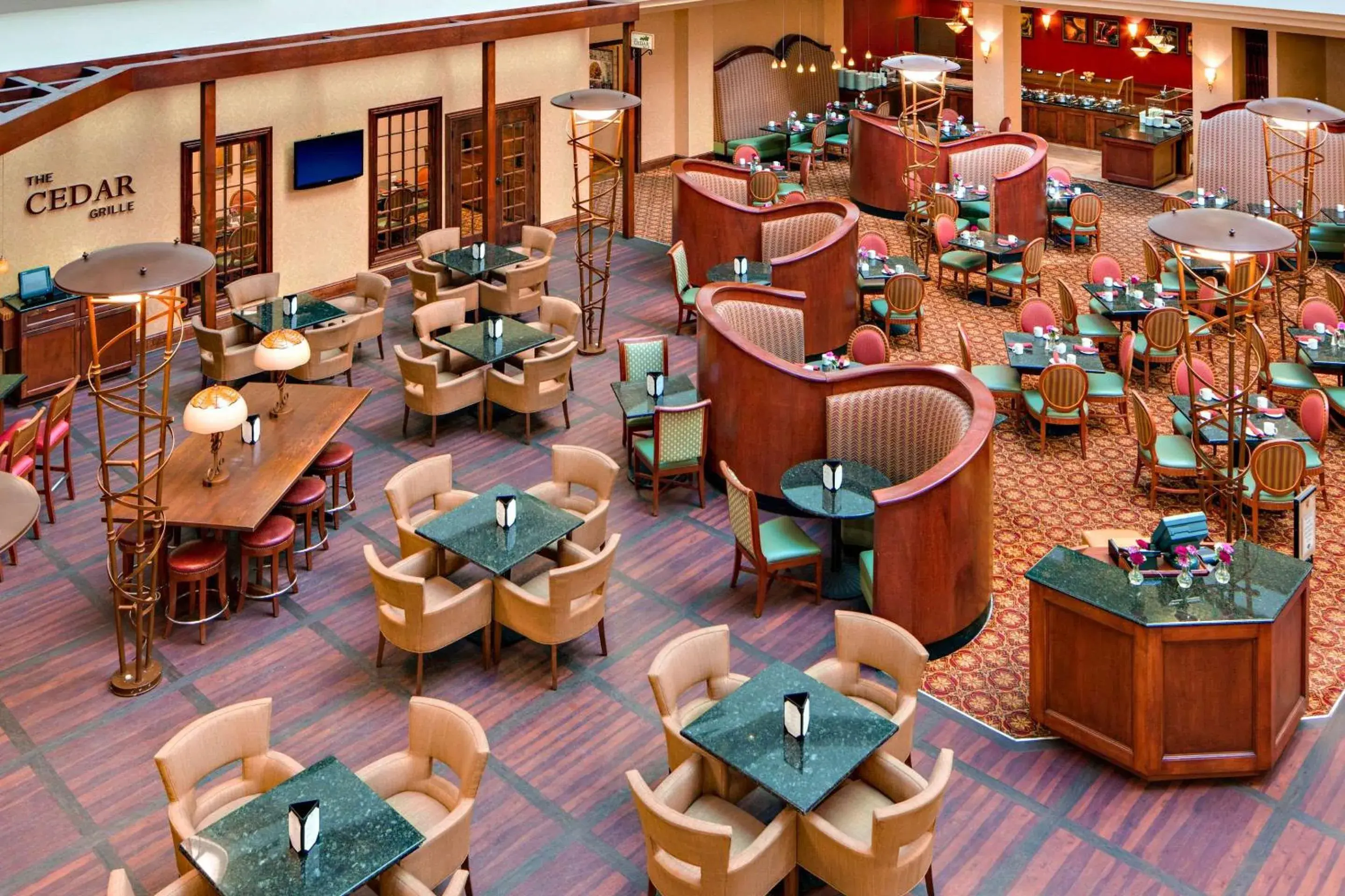 Lobby or reception in Radisson Hotel Cedar Rapids Lobby or reception in Radisson Hotel Cedar Rapids