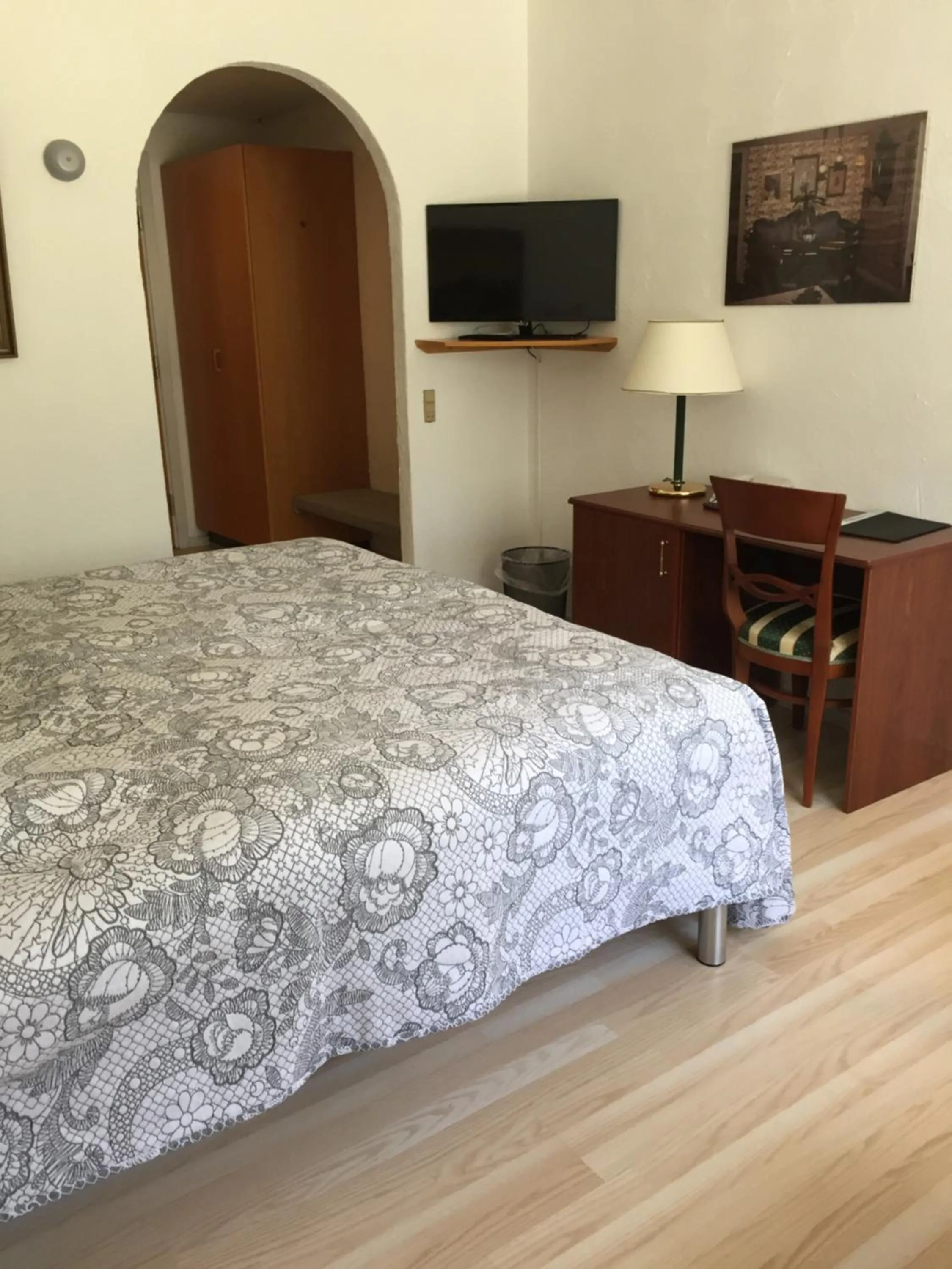 Bedroom, Bed in Hotel Laasby Kro