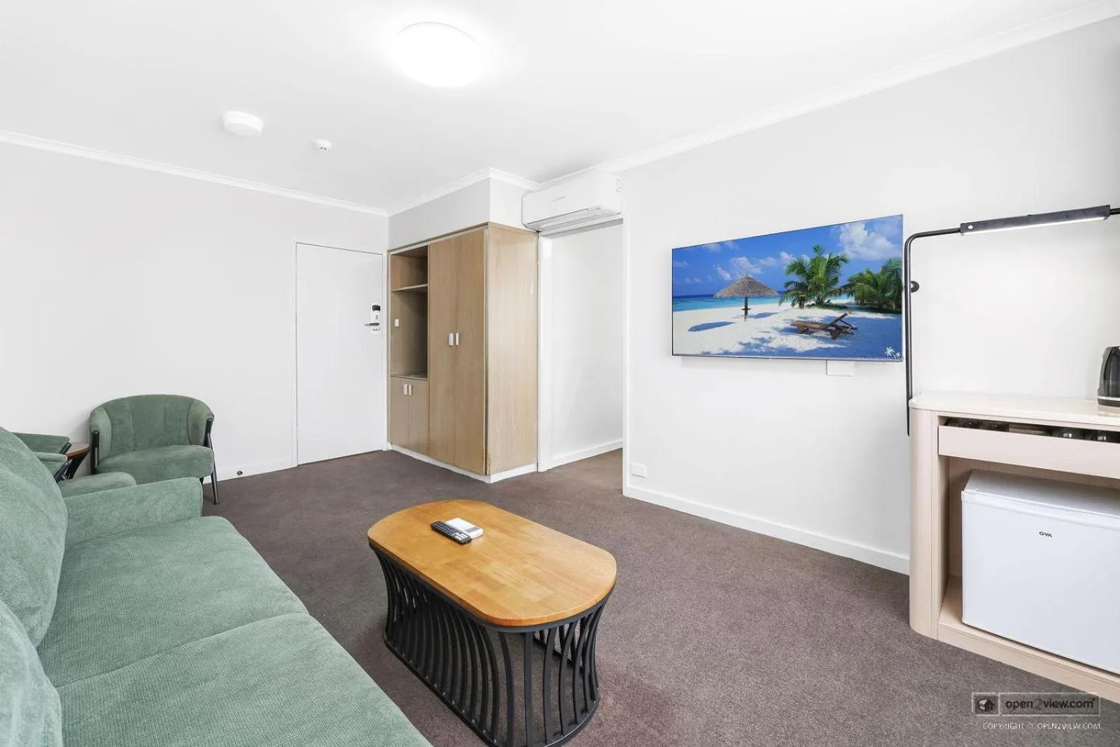 Living room in Mid City Motel Warrnambool