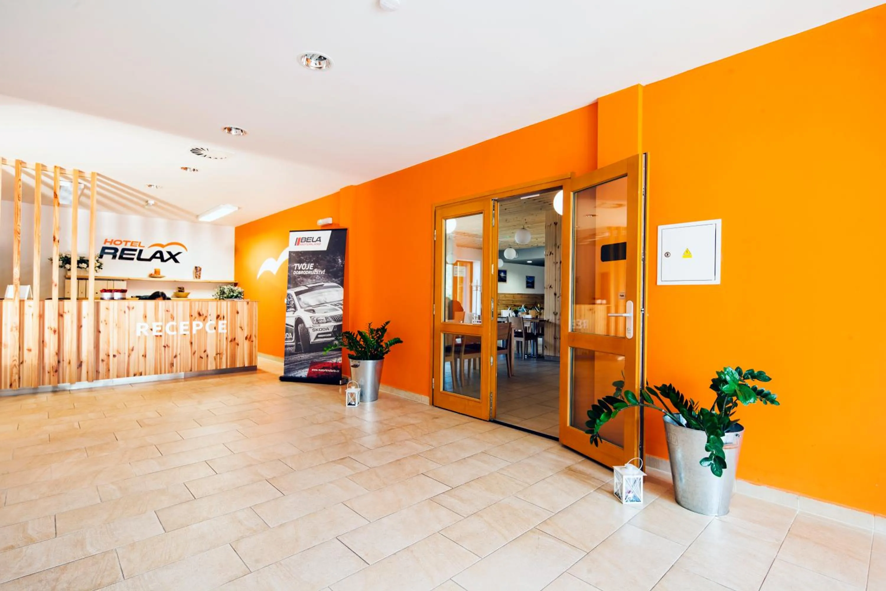 Lobby or reception in Hotel Relax Vrchbela