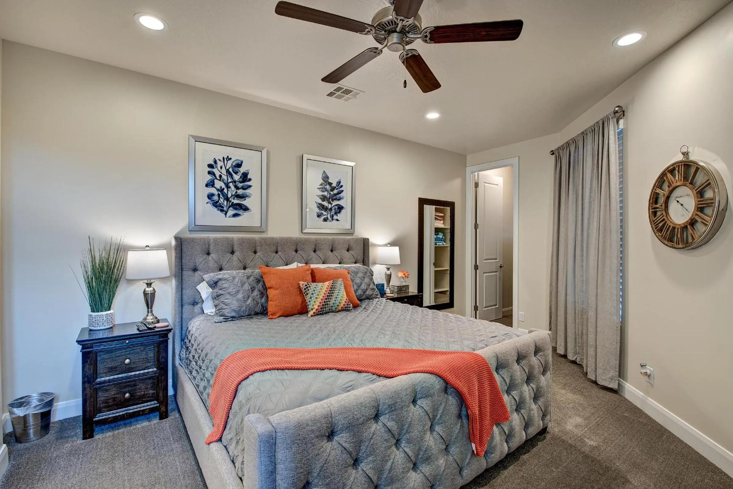 Bed in Red Cliff Sunset