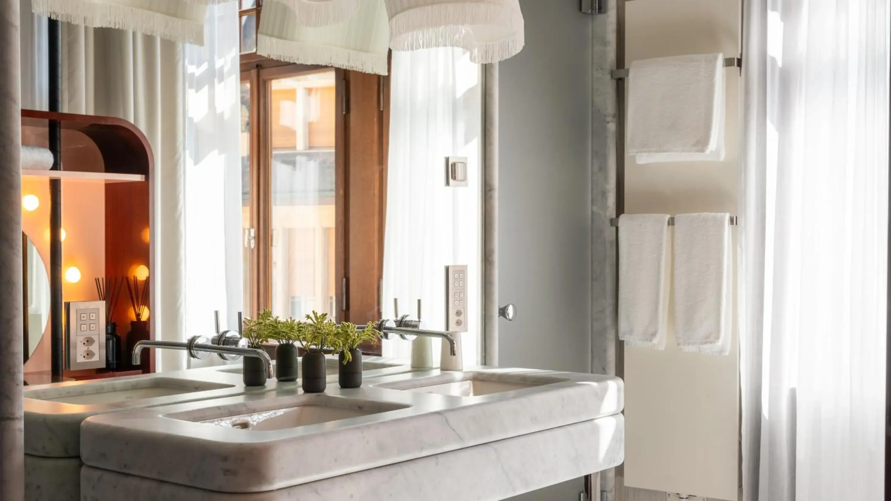 Bathroom in Grand Hotel LES TROIS ROIS Bathroom in Grand Hotel LES TROIS ROIS