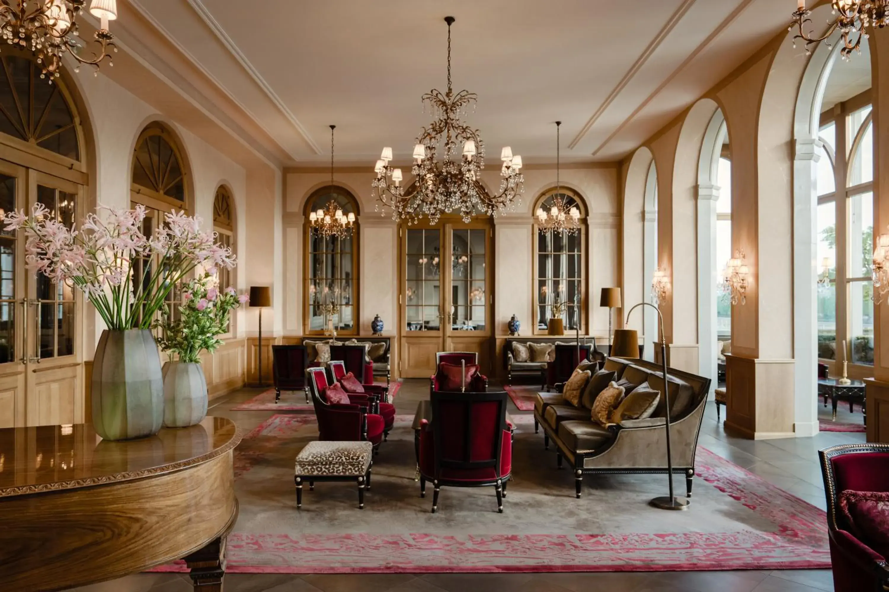 Lobby or reception in Grand Hotel LES TROIS ROIS Lobby or reception in Grand Hotel LES TROIS ROIS