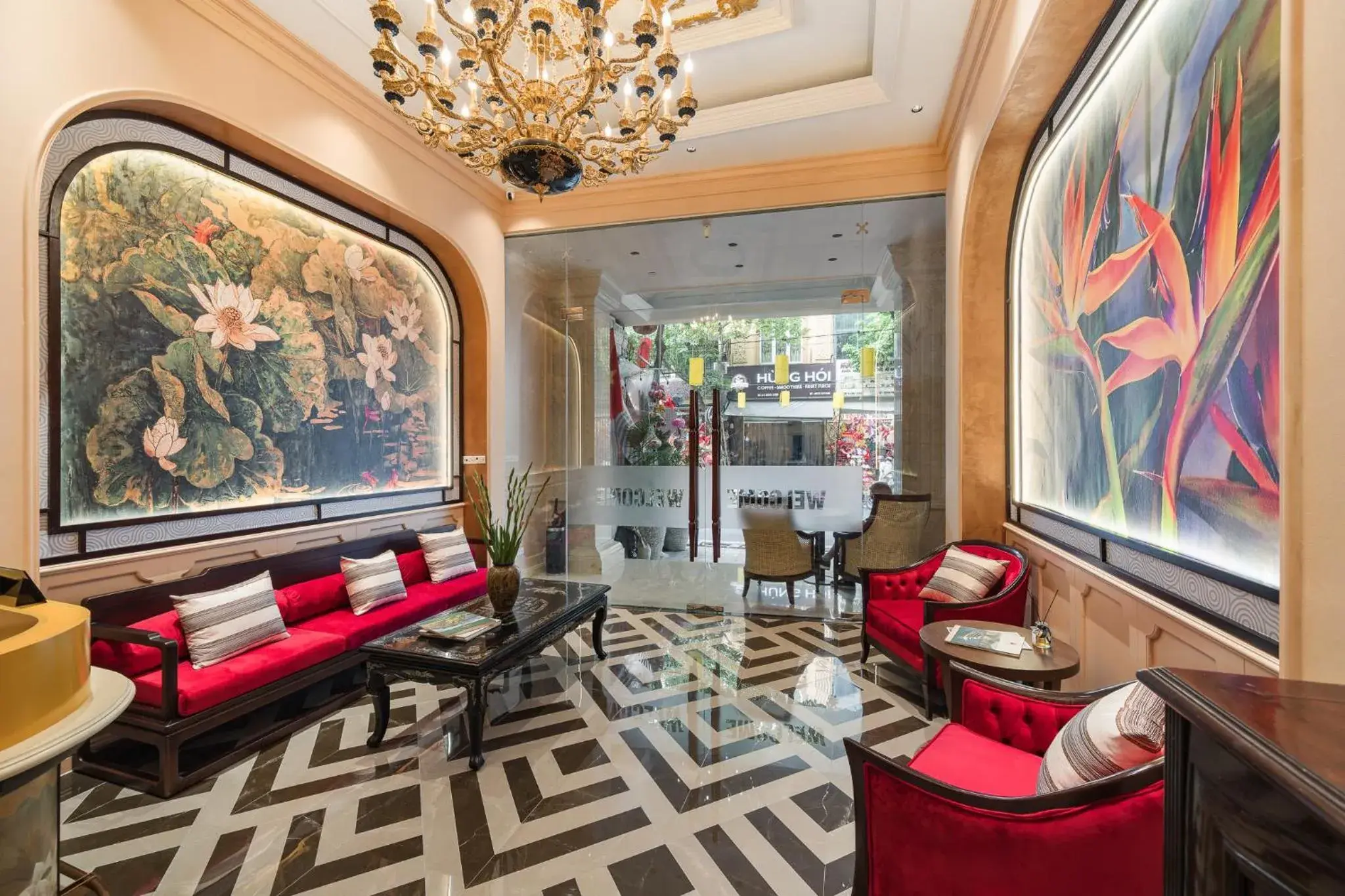 Lobby or reception in Hanoi Little Town Hotel Lobby or reception in Hanoi Little Town Hotel