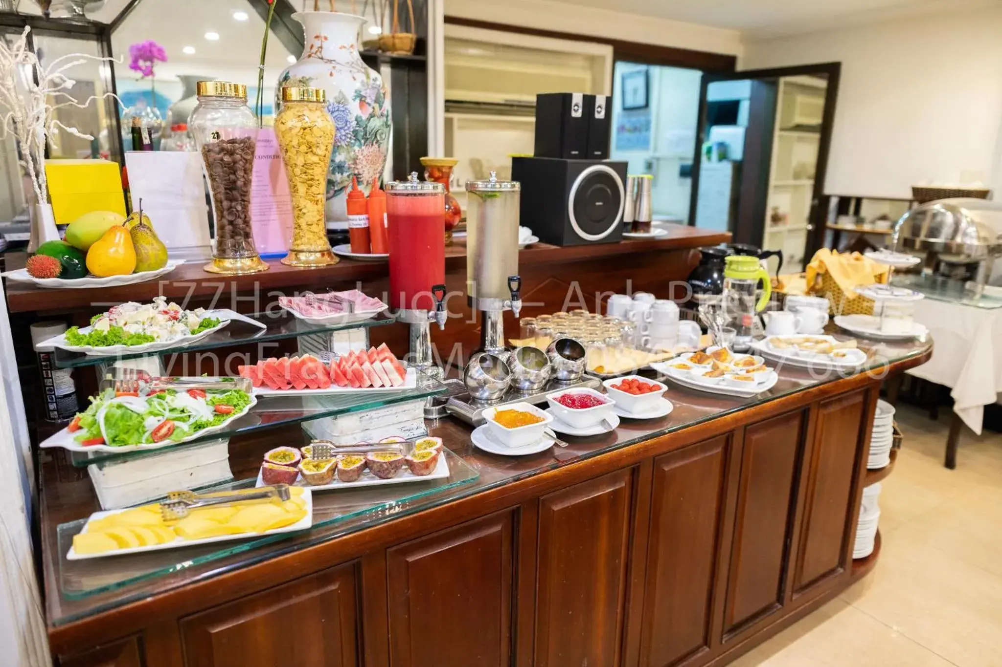 Buffet breakfast in Hanoi Little Town Hotel Buffet breakfast in Hanoi Little Town Hotel