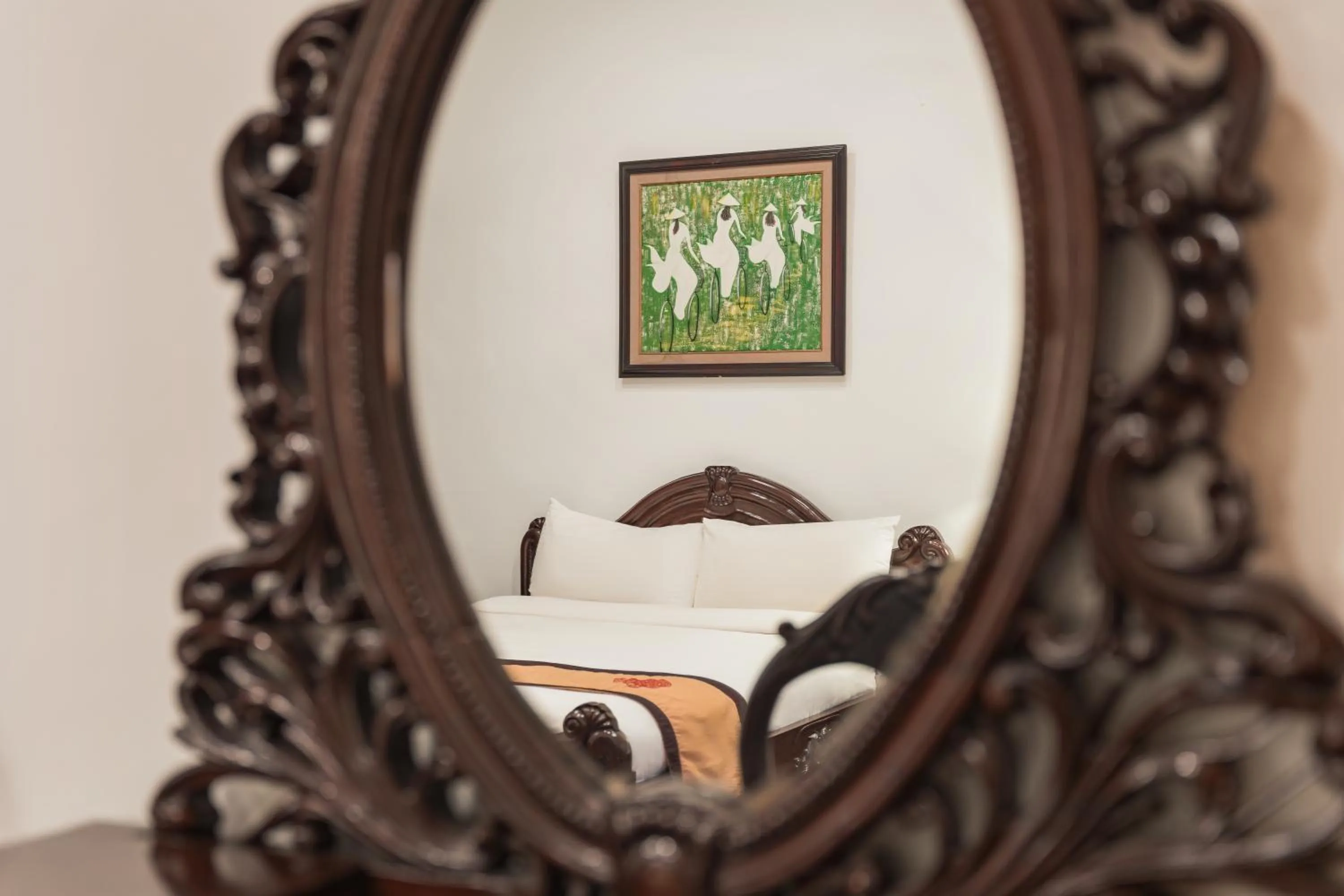 Living room, Bed in Hanoi Little Town Hotel