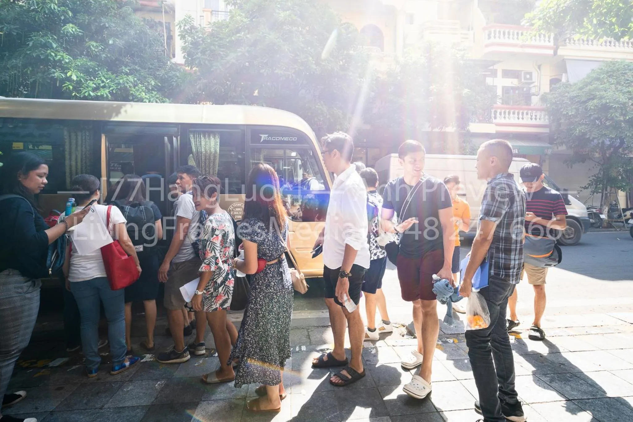 group of guests in Hanoi Little Town Hotel