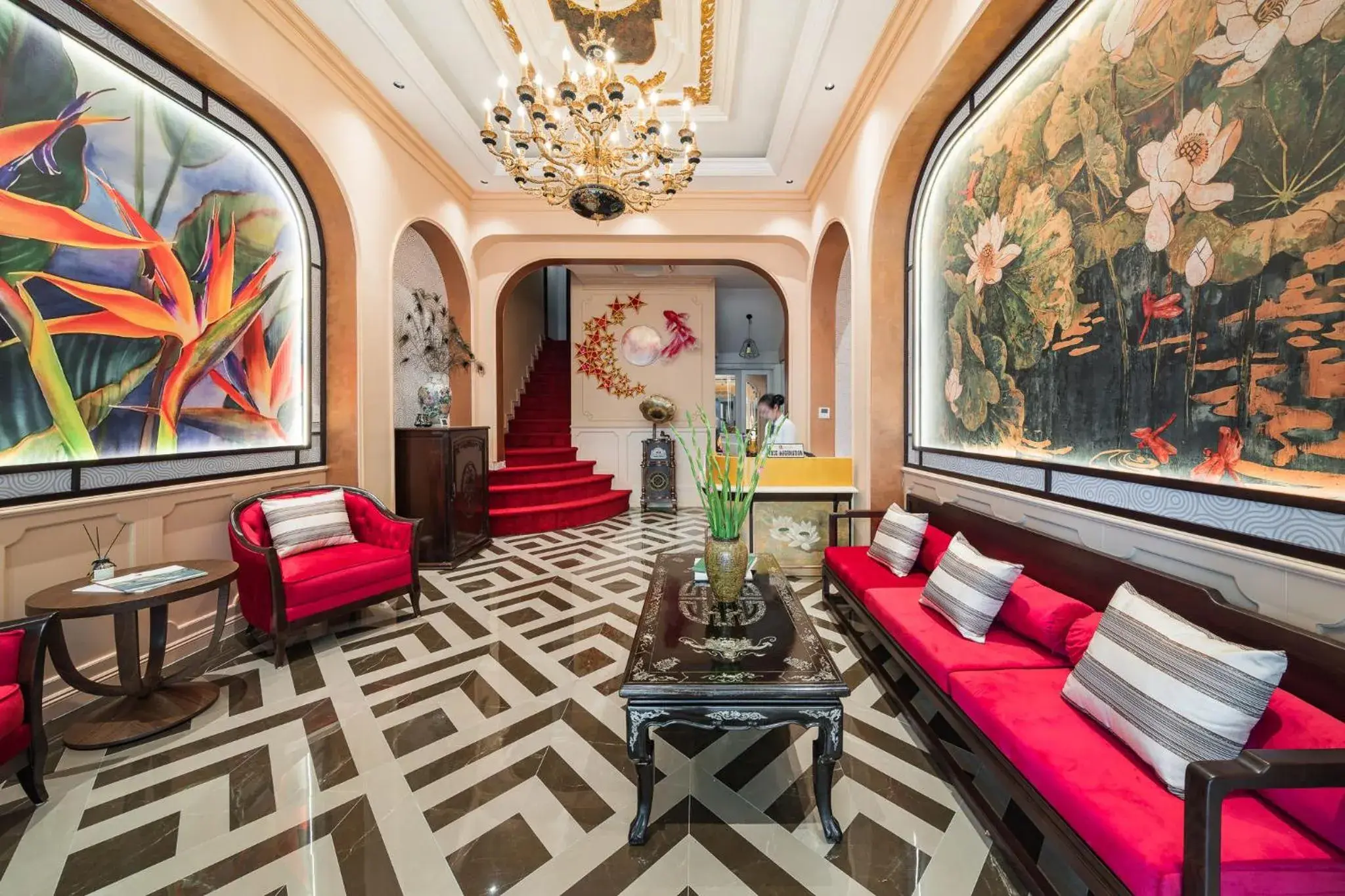 Lobby or reception in Hanoi Little Town Hotel Lobby or reception in Hanoi Little Town Hotel