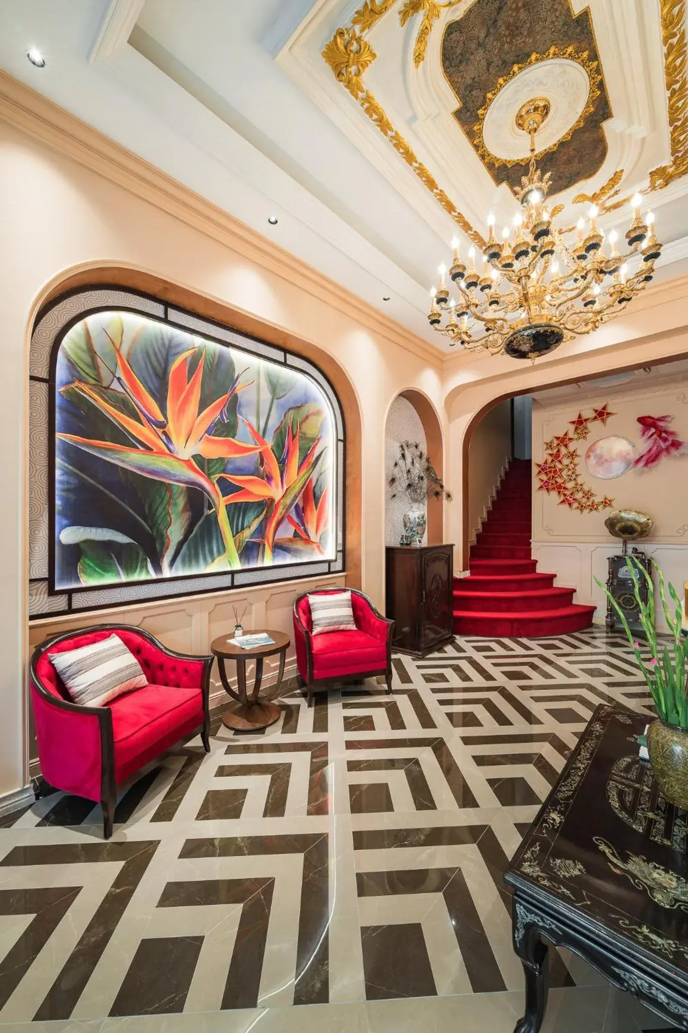 Lobby or reception in Hanoi Little Town Hotel Lobby or reception in Hanoi Little Town Hotel