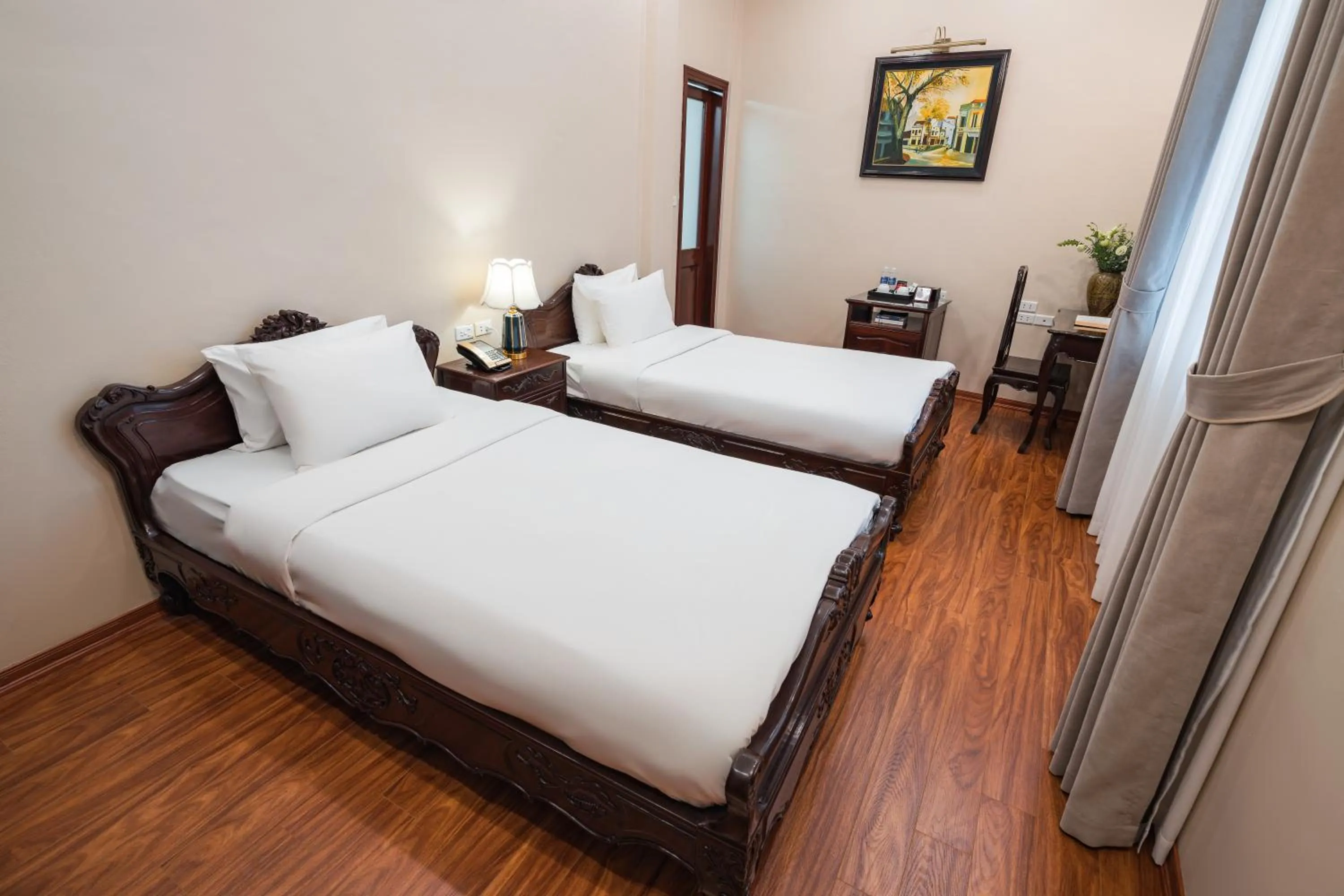 Bedroom, Bed in Hanoi Little Town Hotel