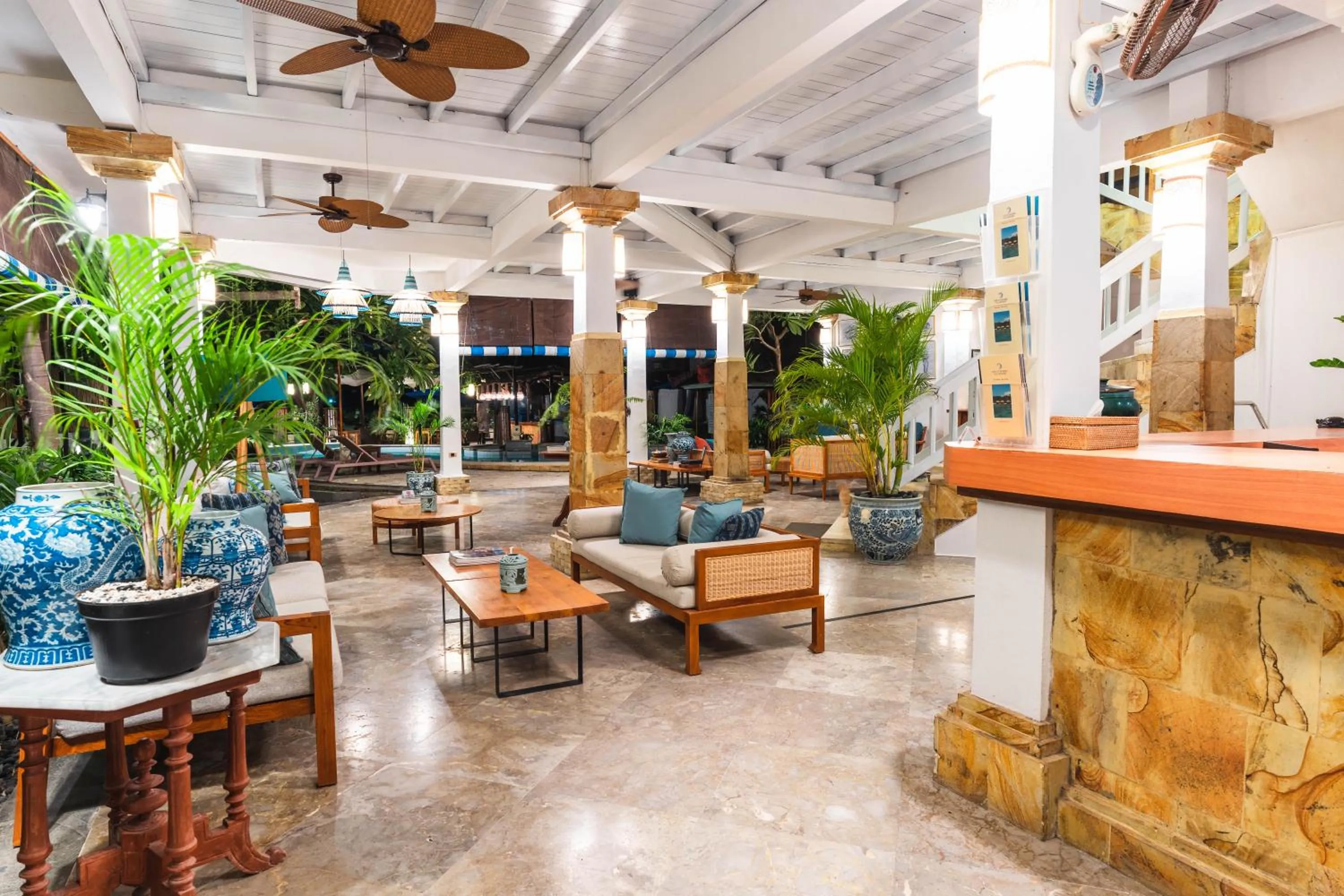 Living room in Villa Almarik Resort