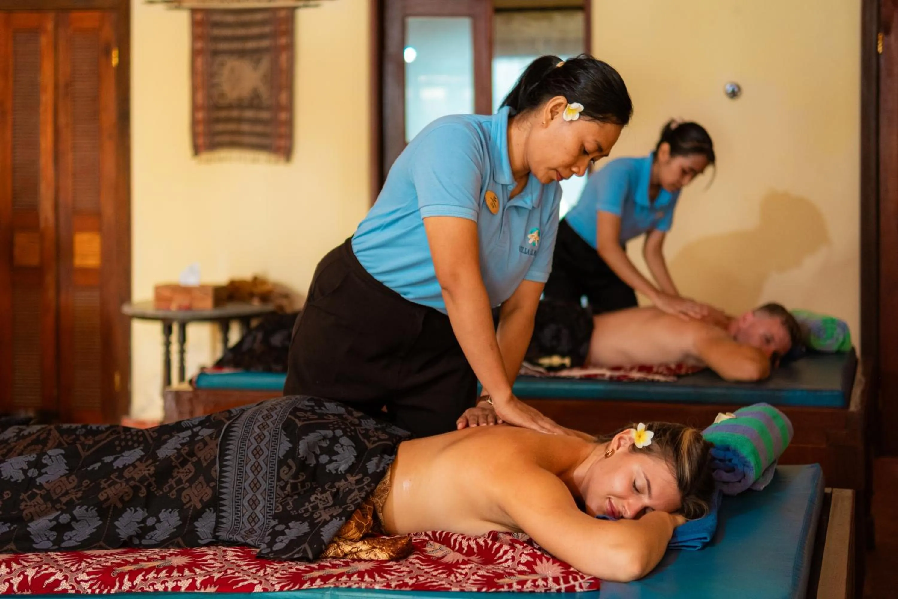 People in Villa Almarik Resort