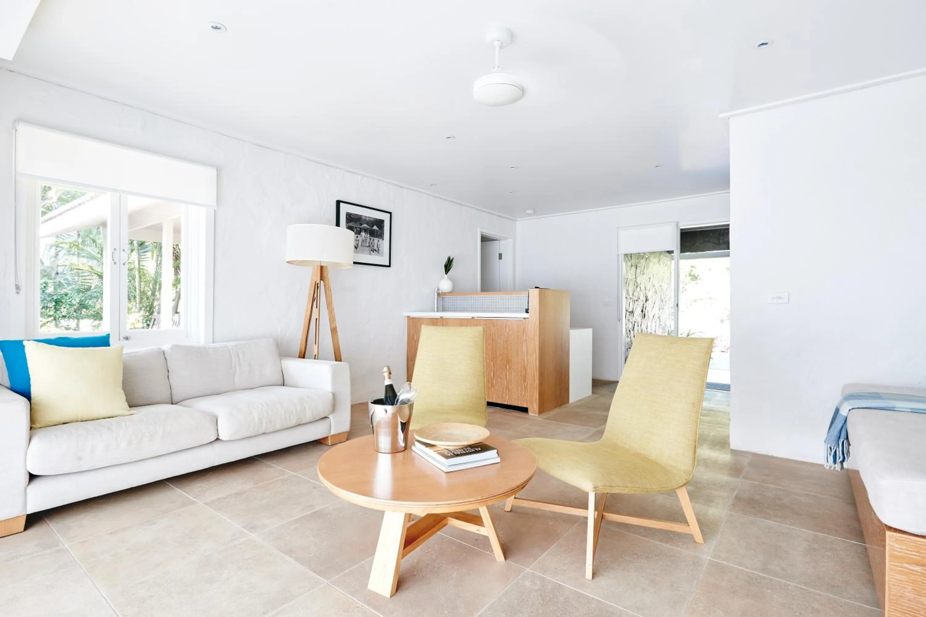 Living room in Orpheus Island Lodge