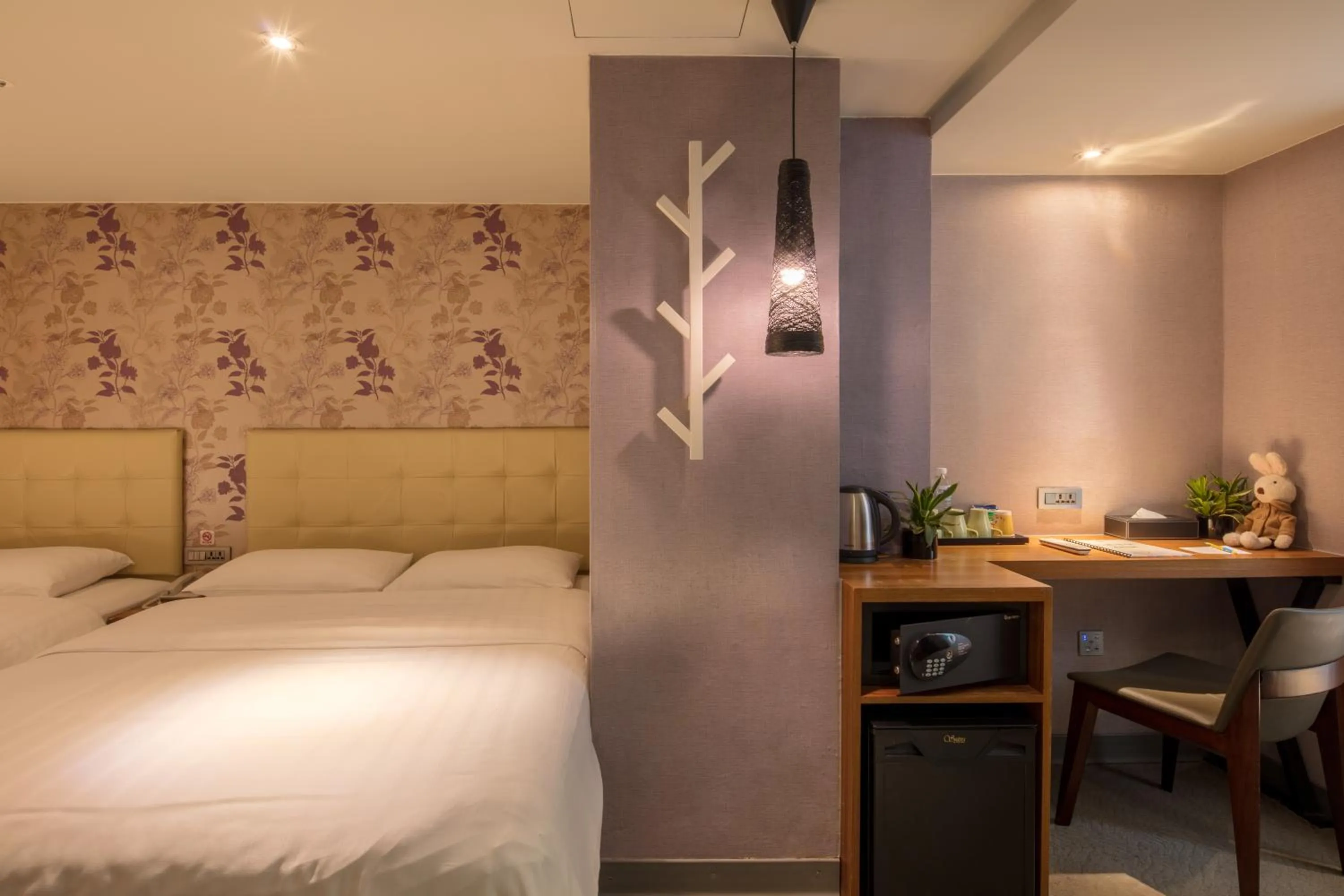 Decorative detail, Bed in Urtrip Hotel