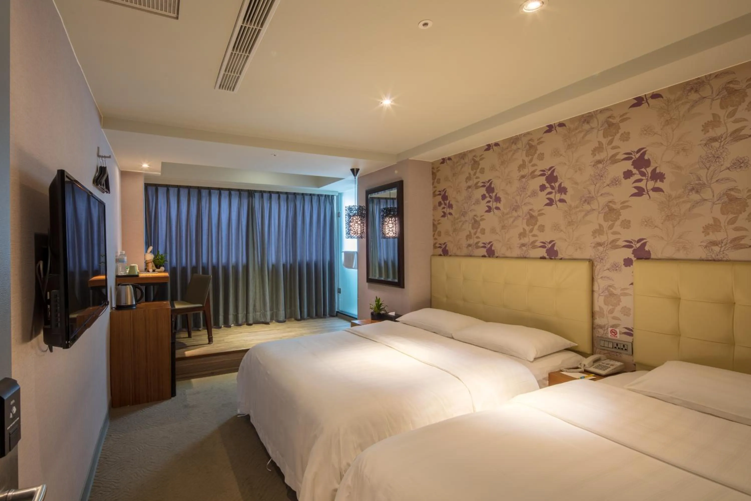 Decorative detail, Bed in Urtrip Hotel