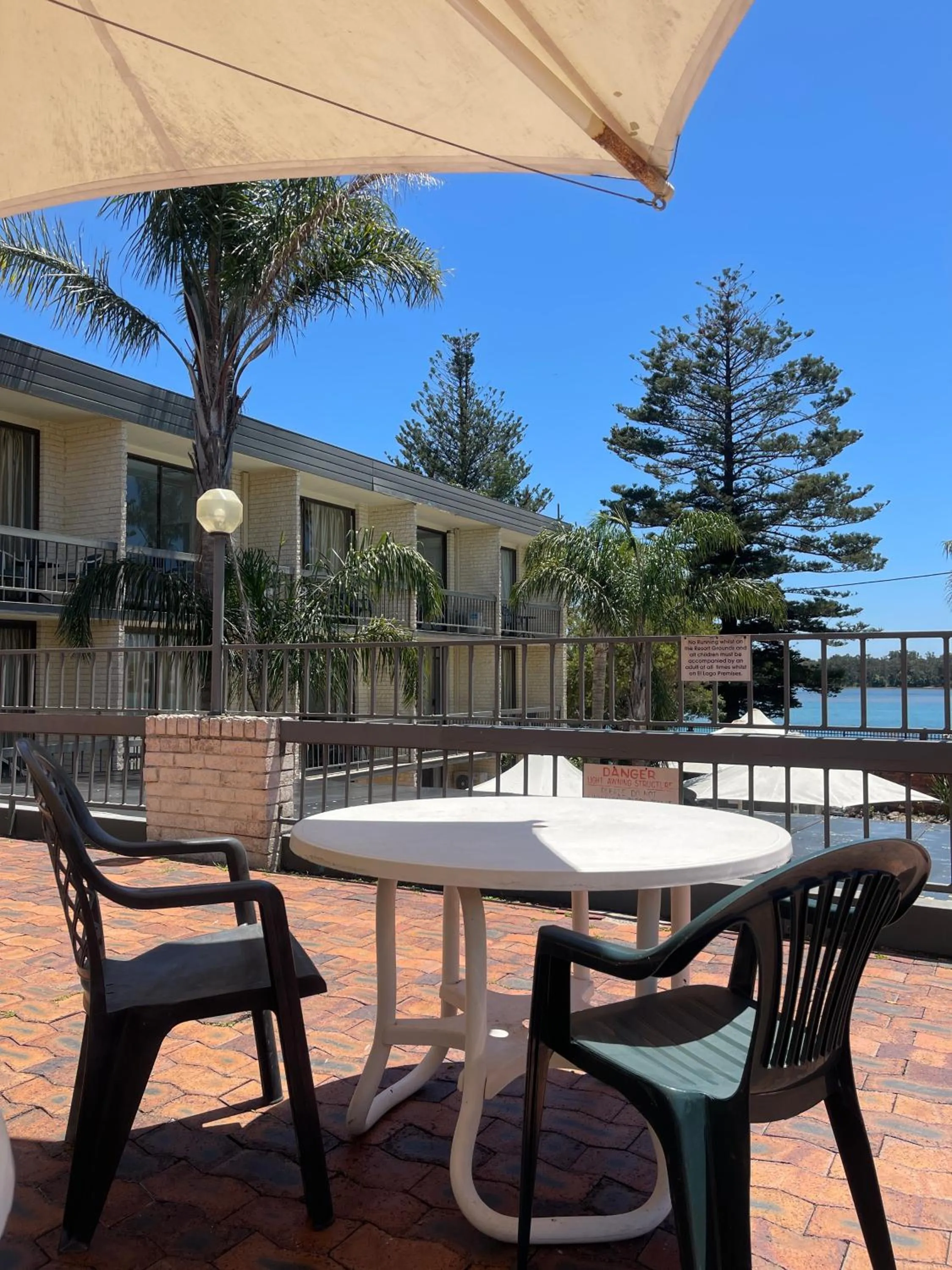 Property building in El Lago Waters Hotel