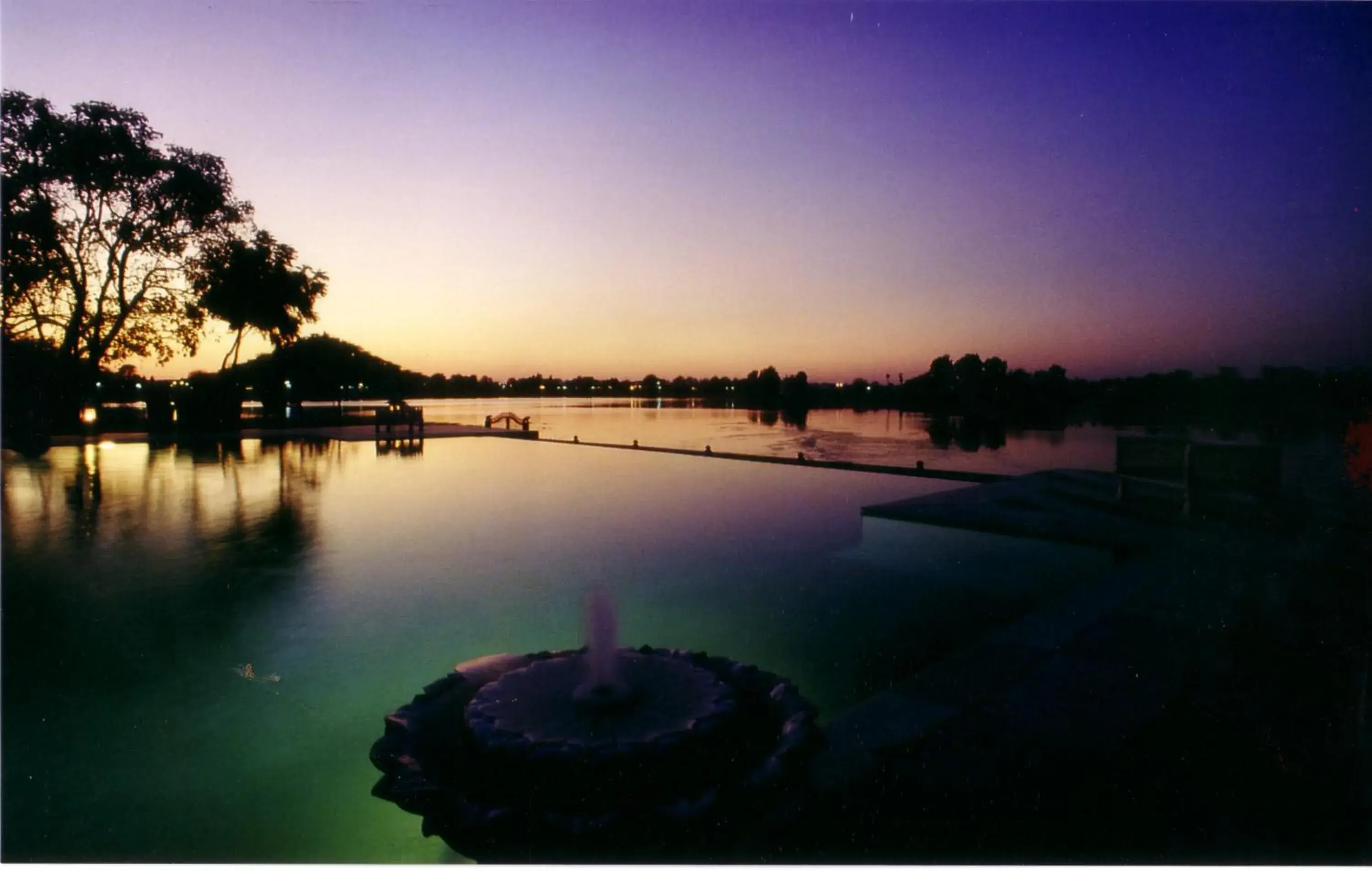 Pool view in Udai Bilas Palace Pool view in Udai Bilas Palace