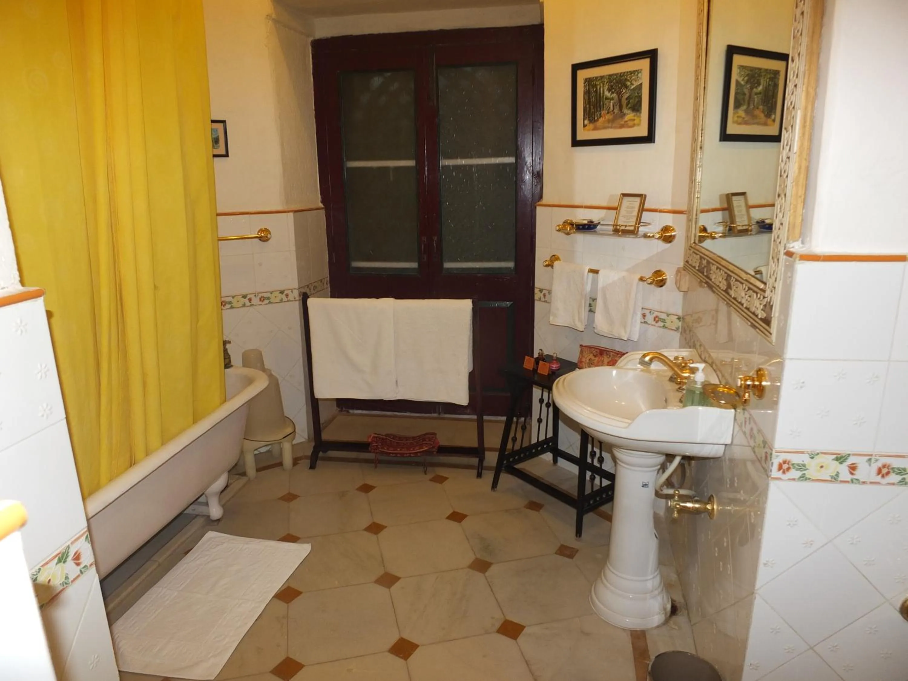 Bathroom in Udai Bilas Palace