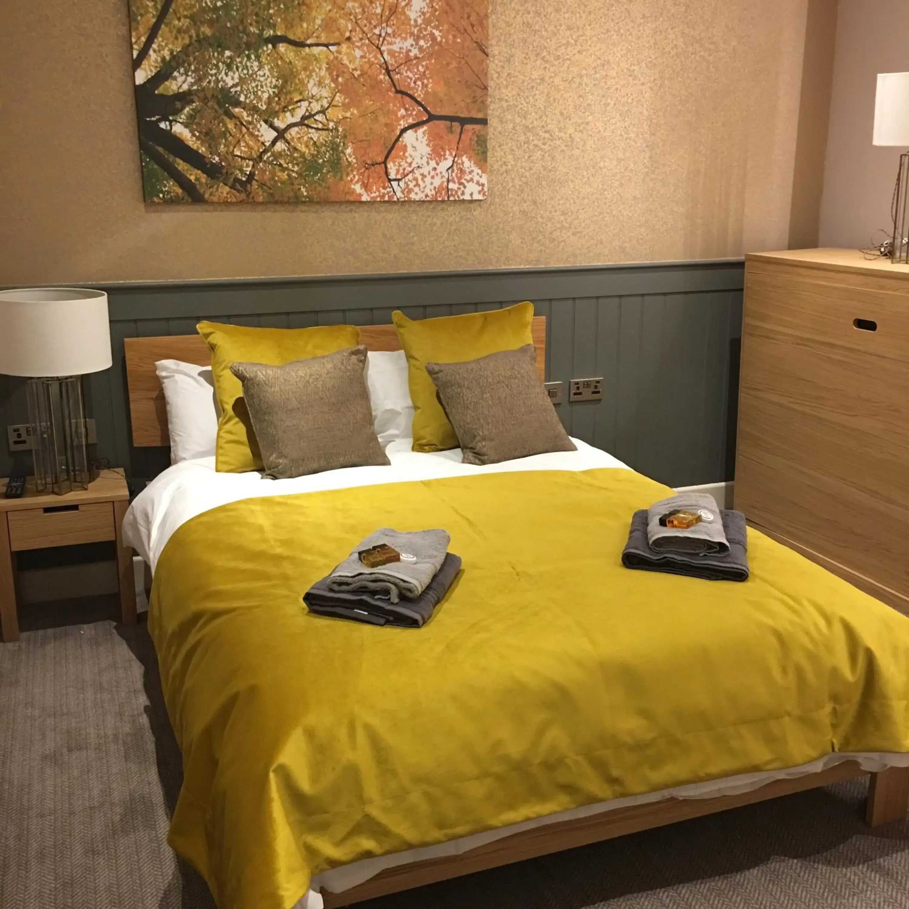 Bed in The Tower Arms Hotel Bed in The Tower Arms Hotel