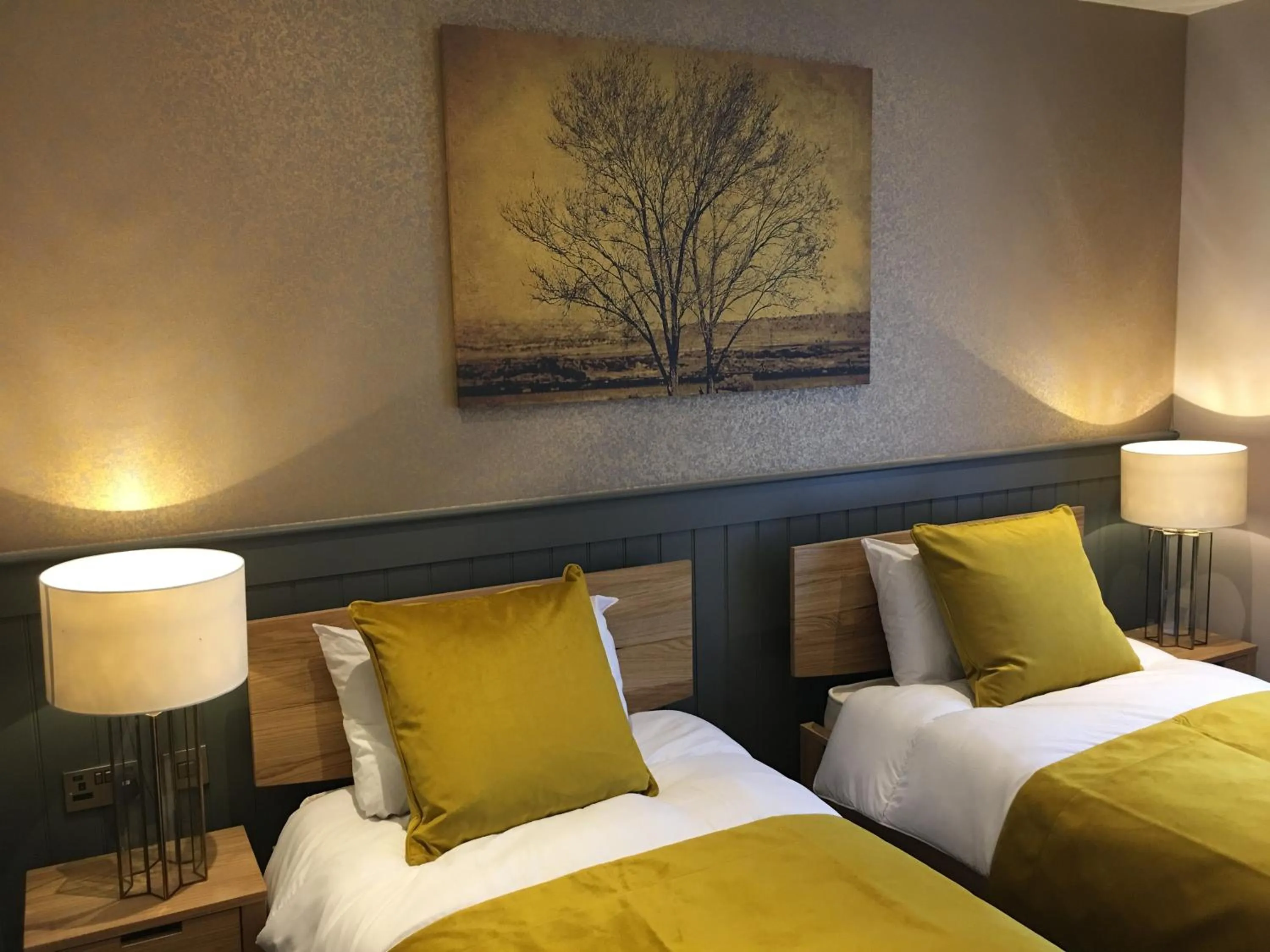 Bed in The Tower Arms Hotel