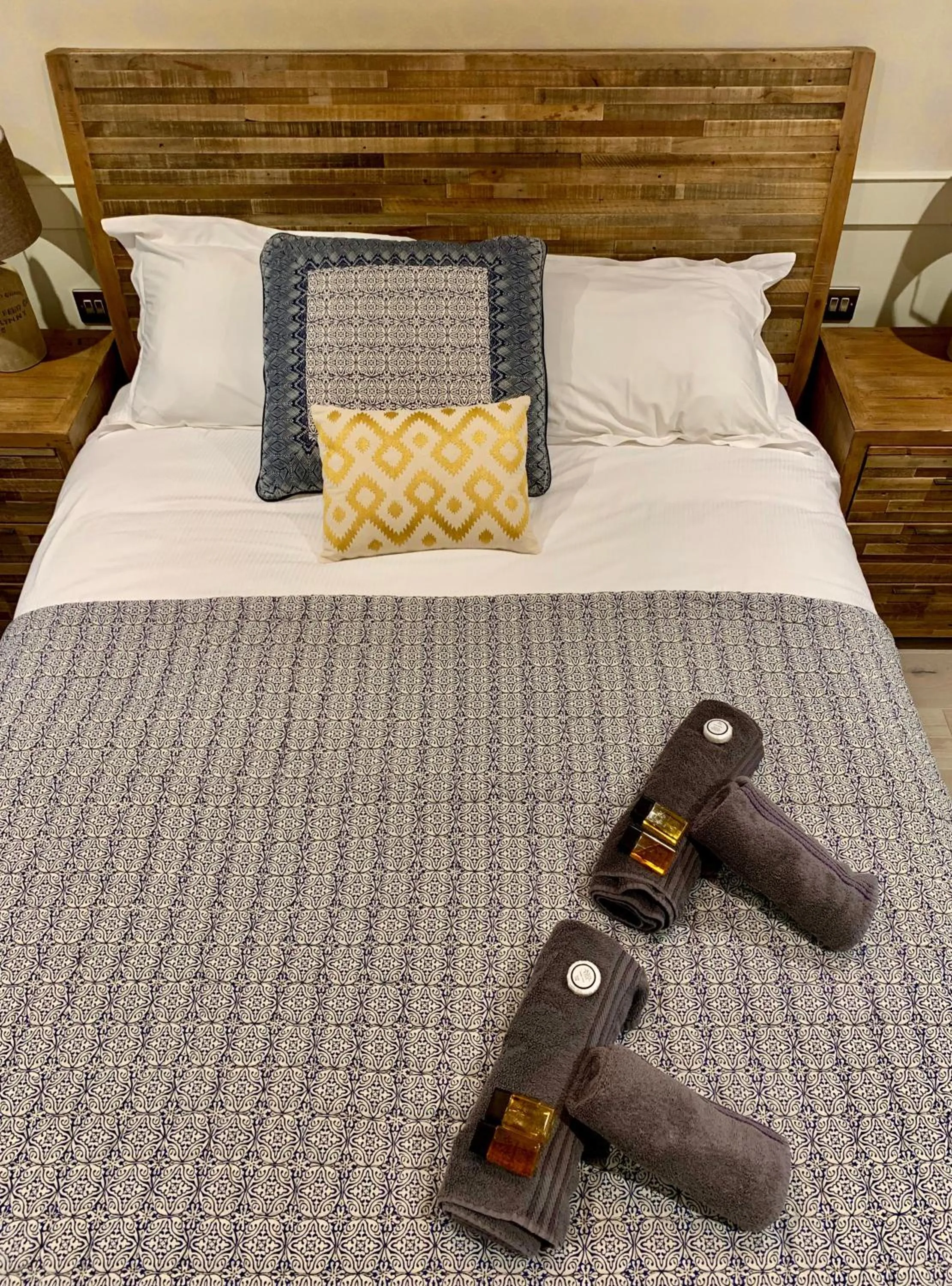 Bed in The Tower Arms Hotel