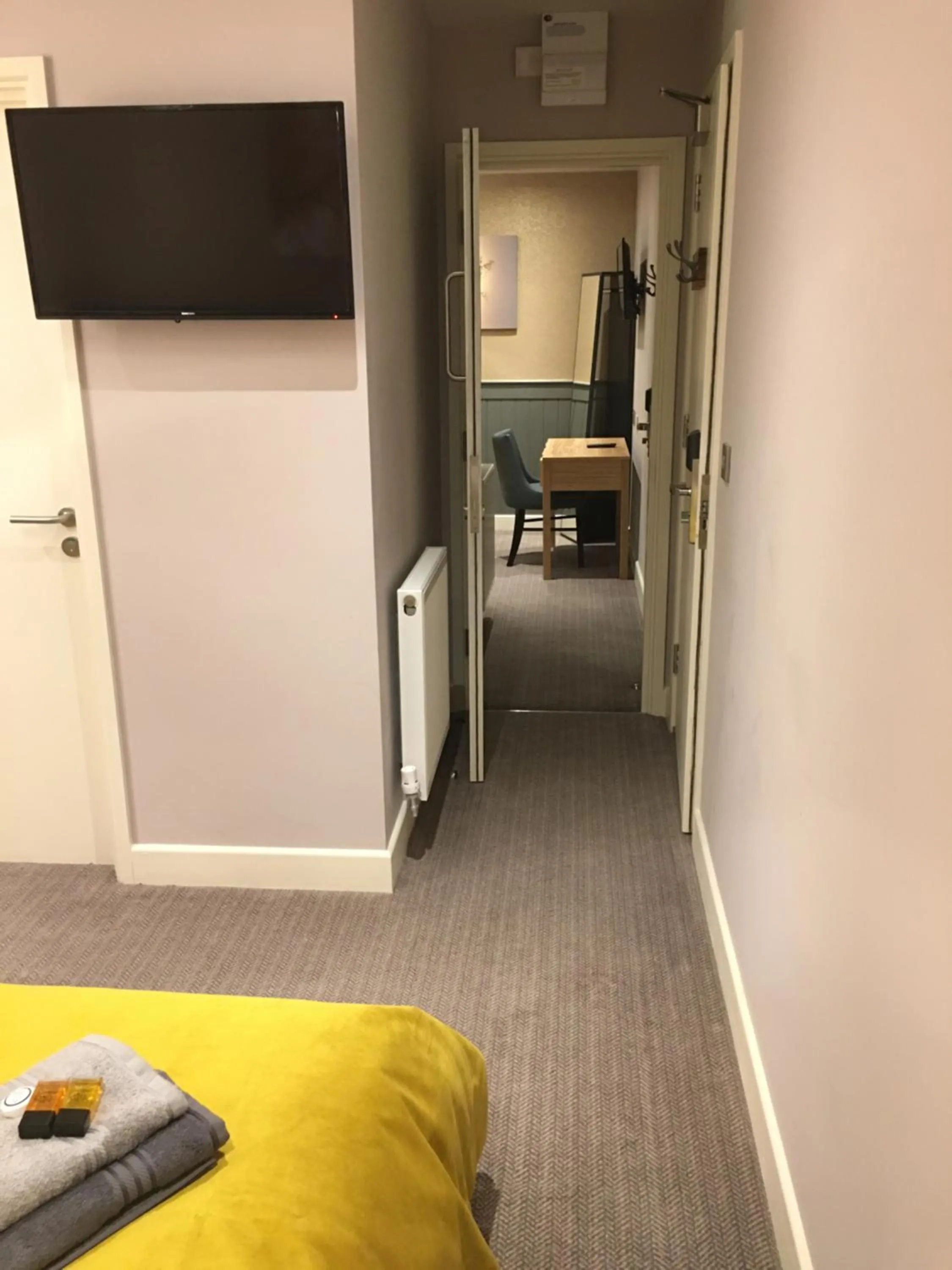 Bed in The Tower Arms Hotel