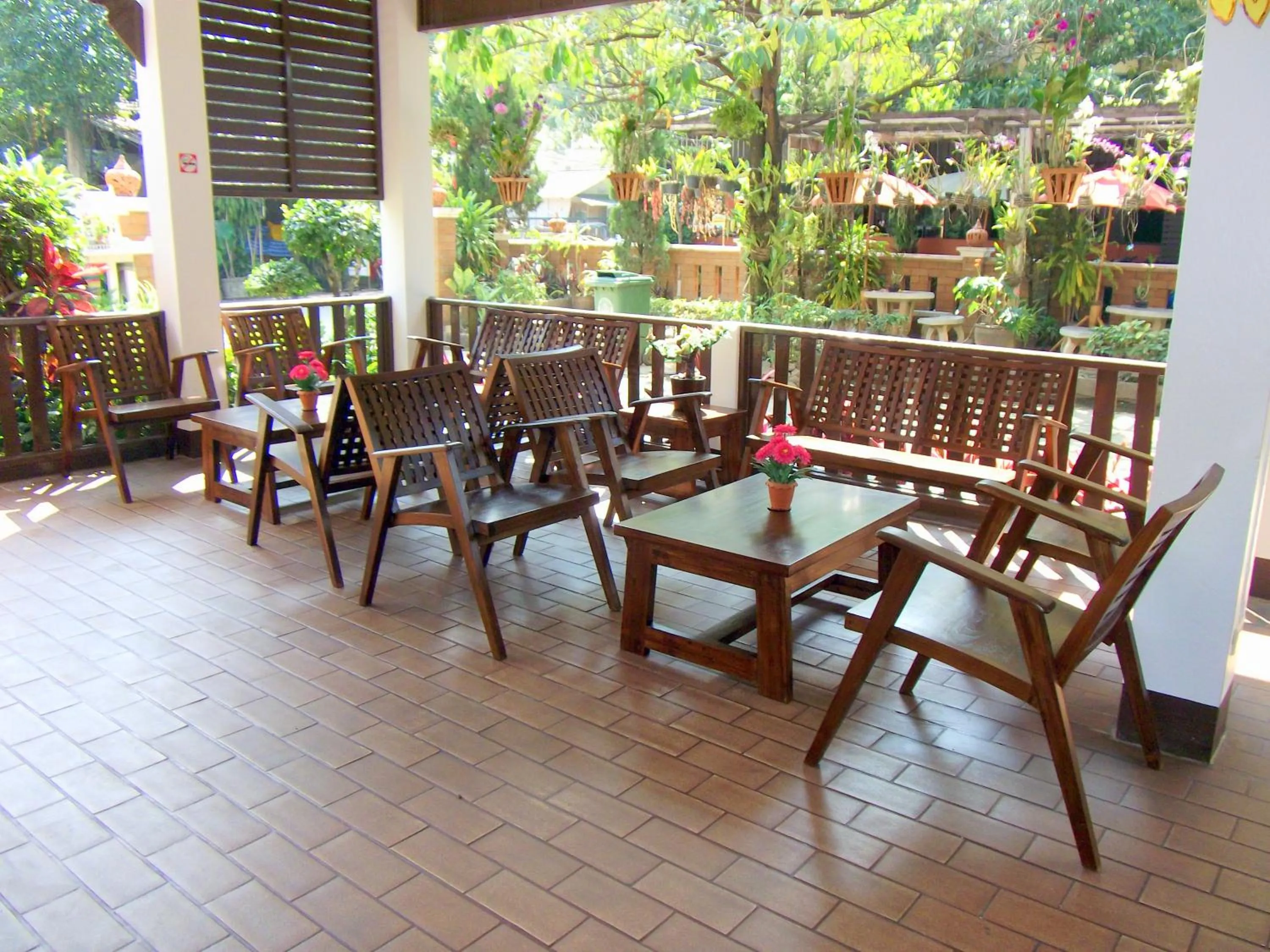 Patio in Lanna Thai Guesthouse