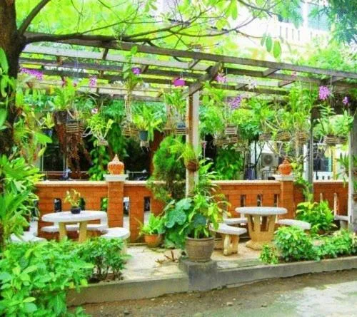 Patio in Lanna Thai Guesthouse