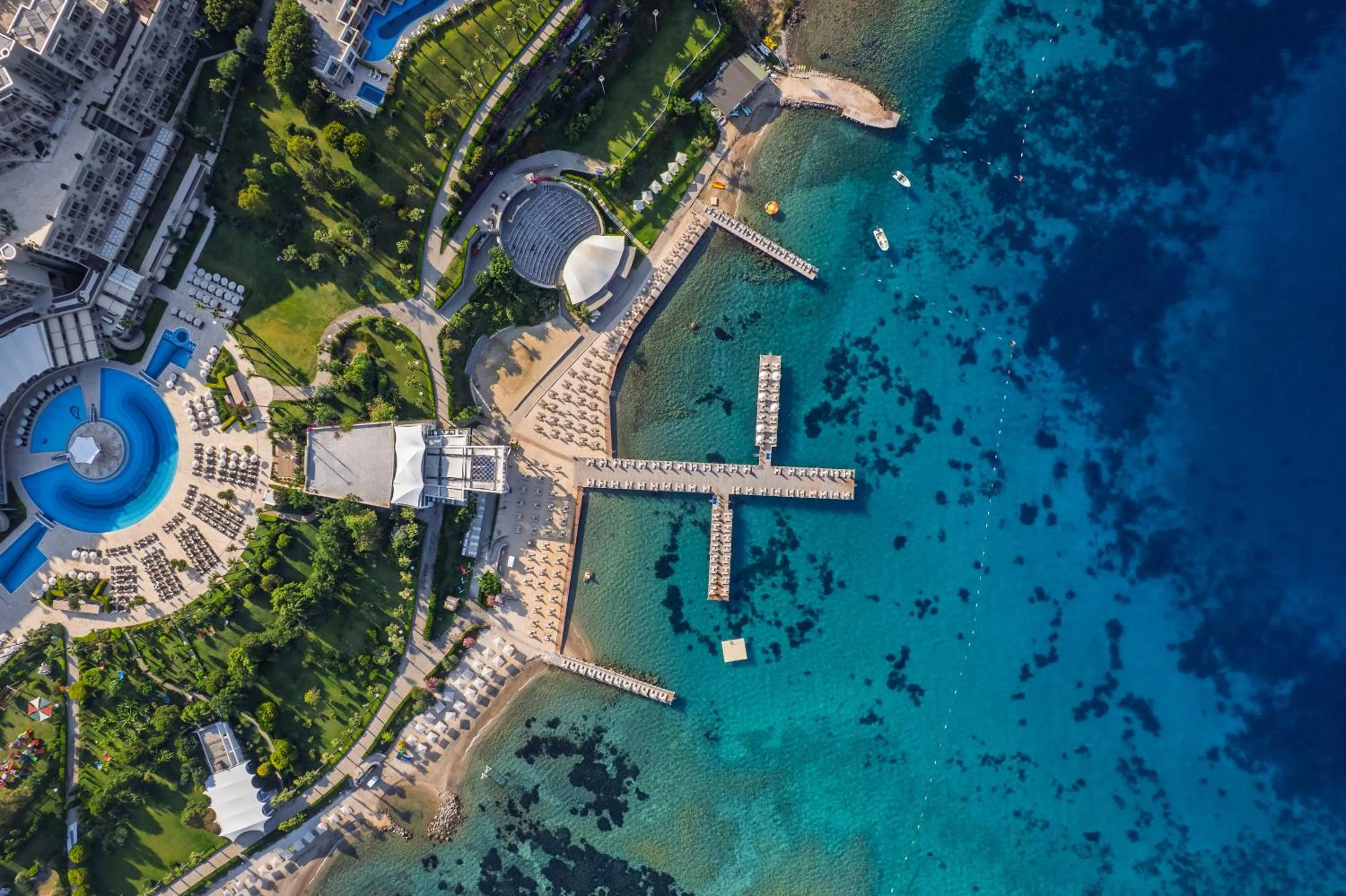 Bird's eye view in Kefaluka Resort
