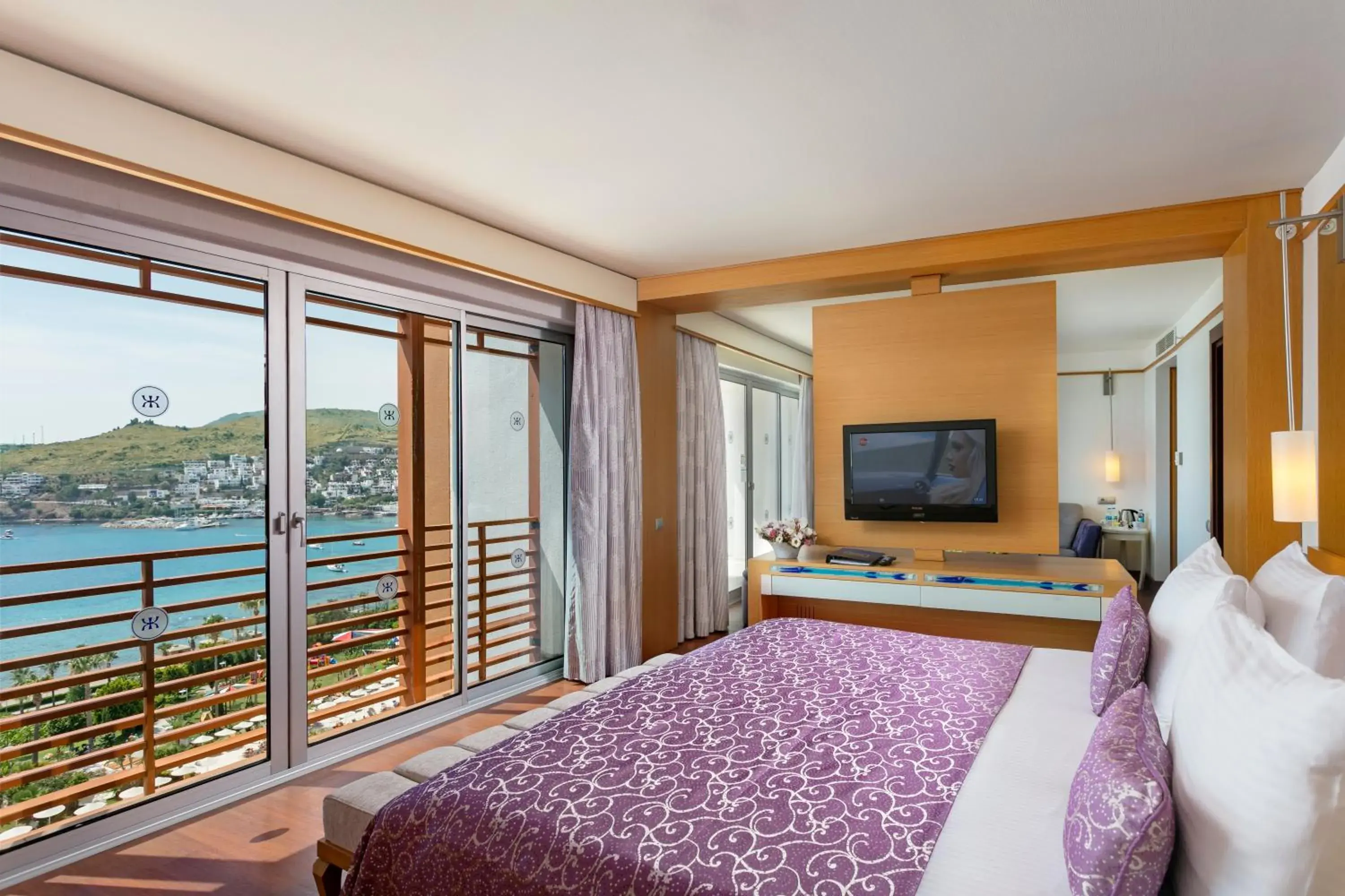 Decorative detail, Bed in Kefaluka Resort Decorative detail, Bed in Kefaluka Resort