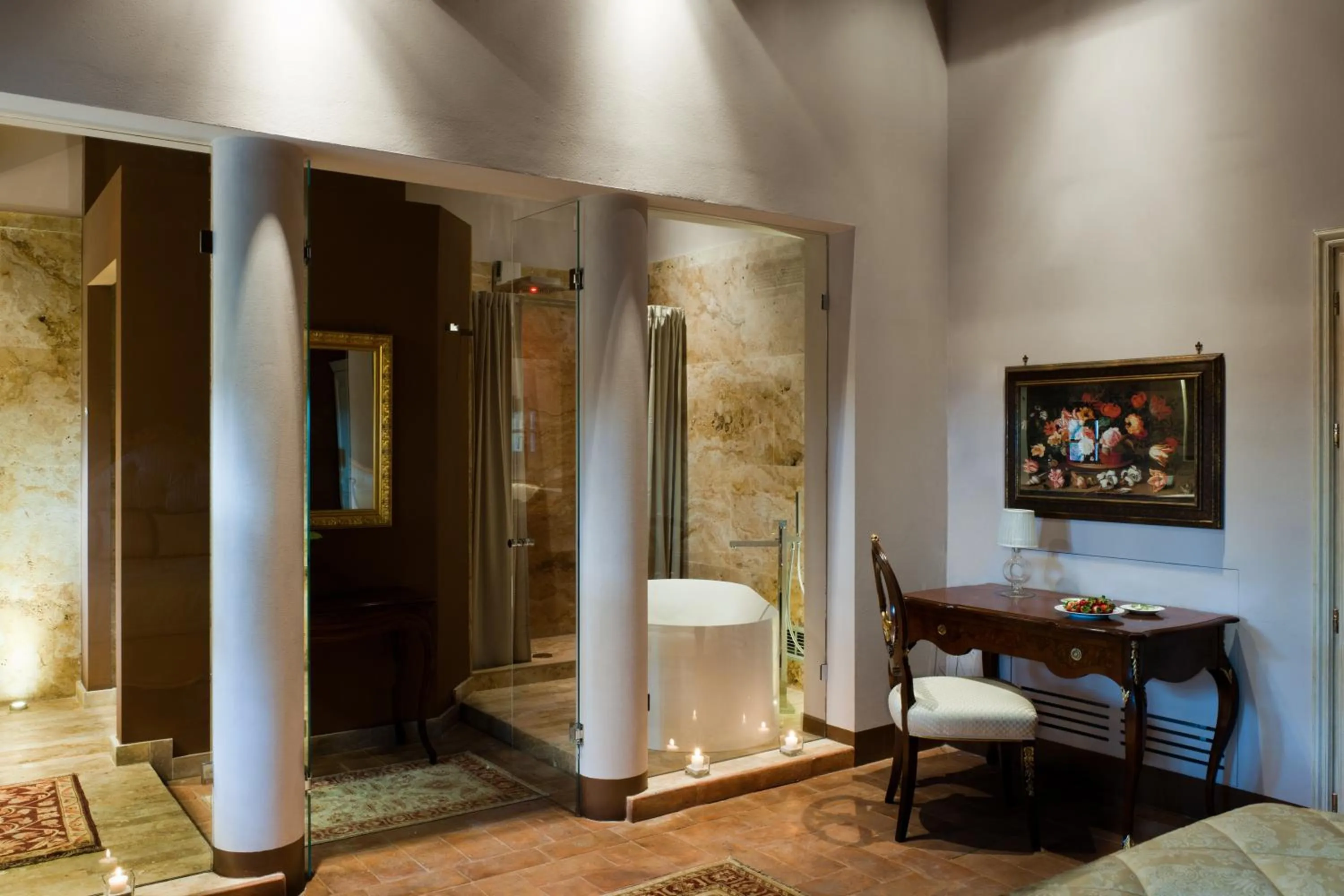 Decorative detail in Villa Armena Relais