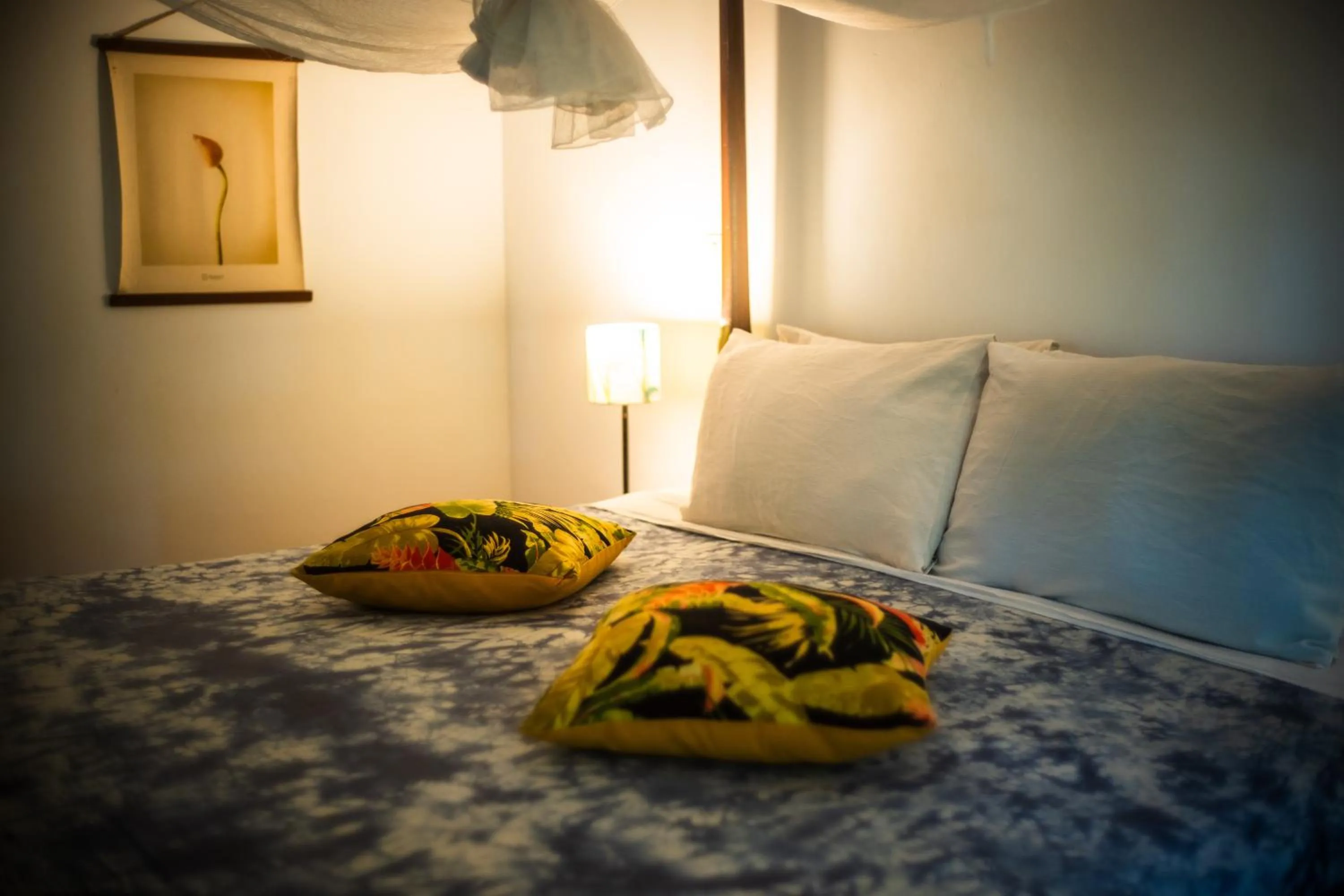 Bed in Sambor Village Hotel