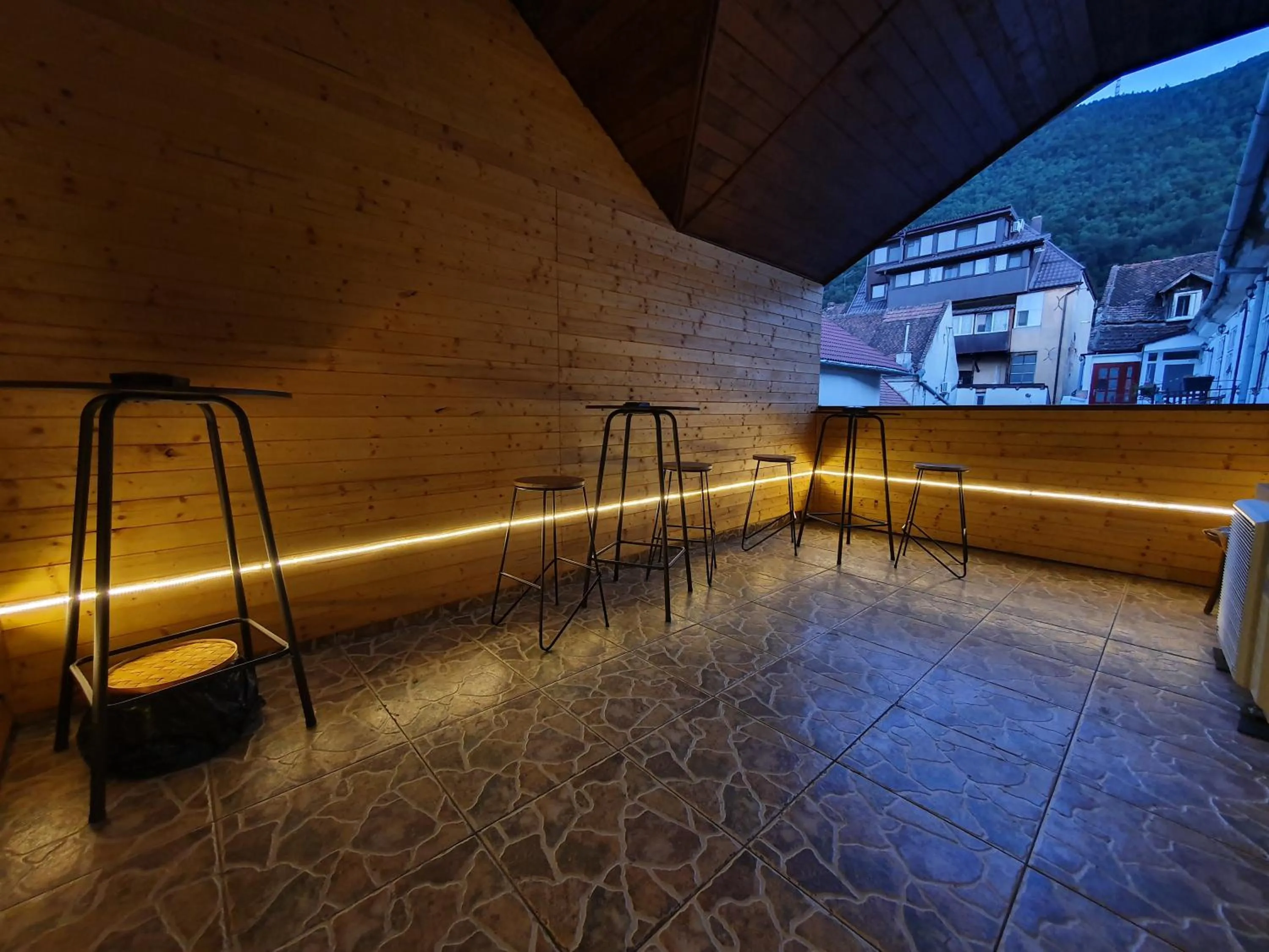 Balcony/Terrace in Wood House Republicii