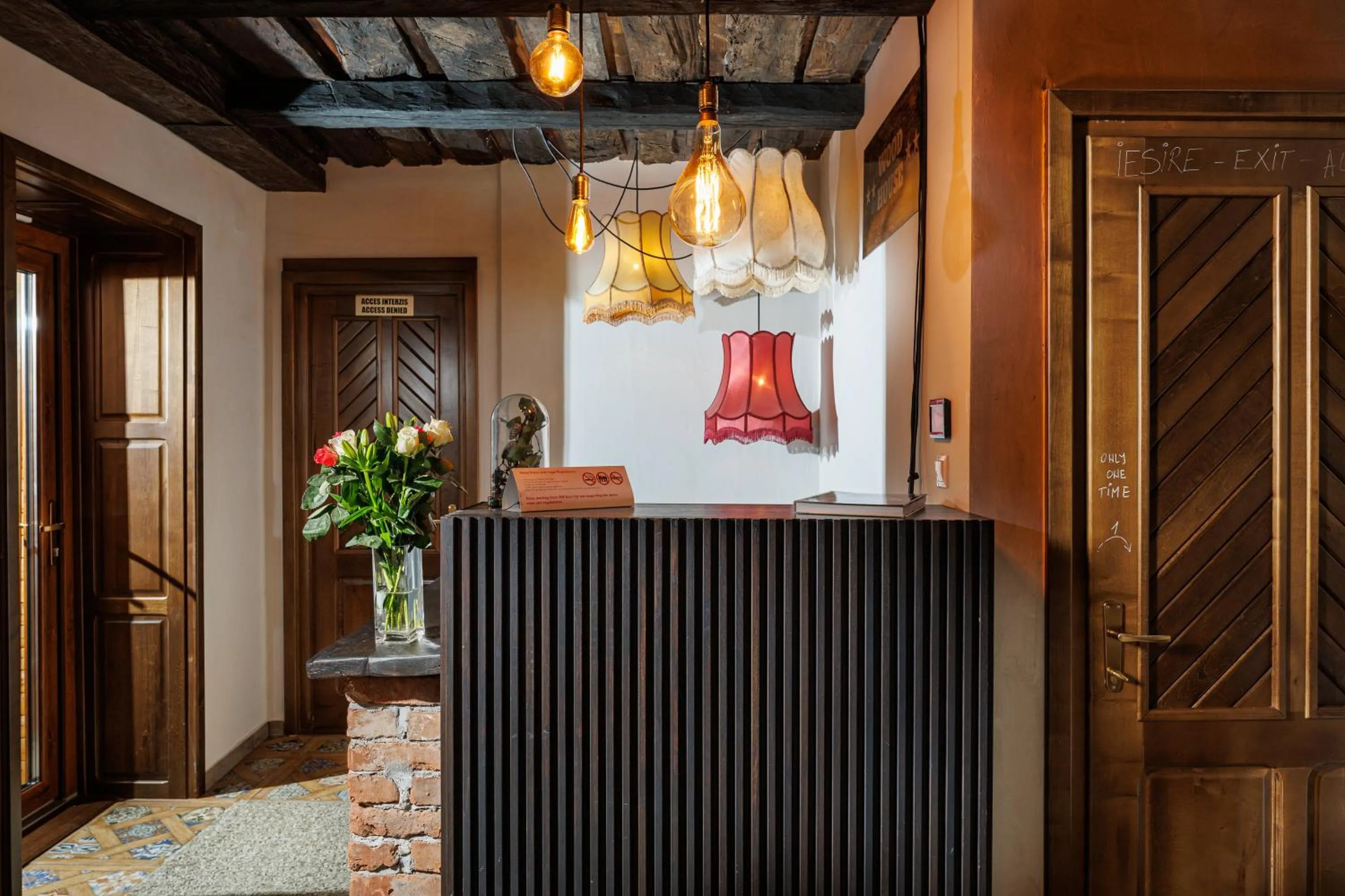Lobby or reception in Wood House Republicii
