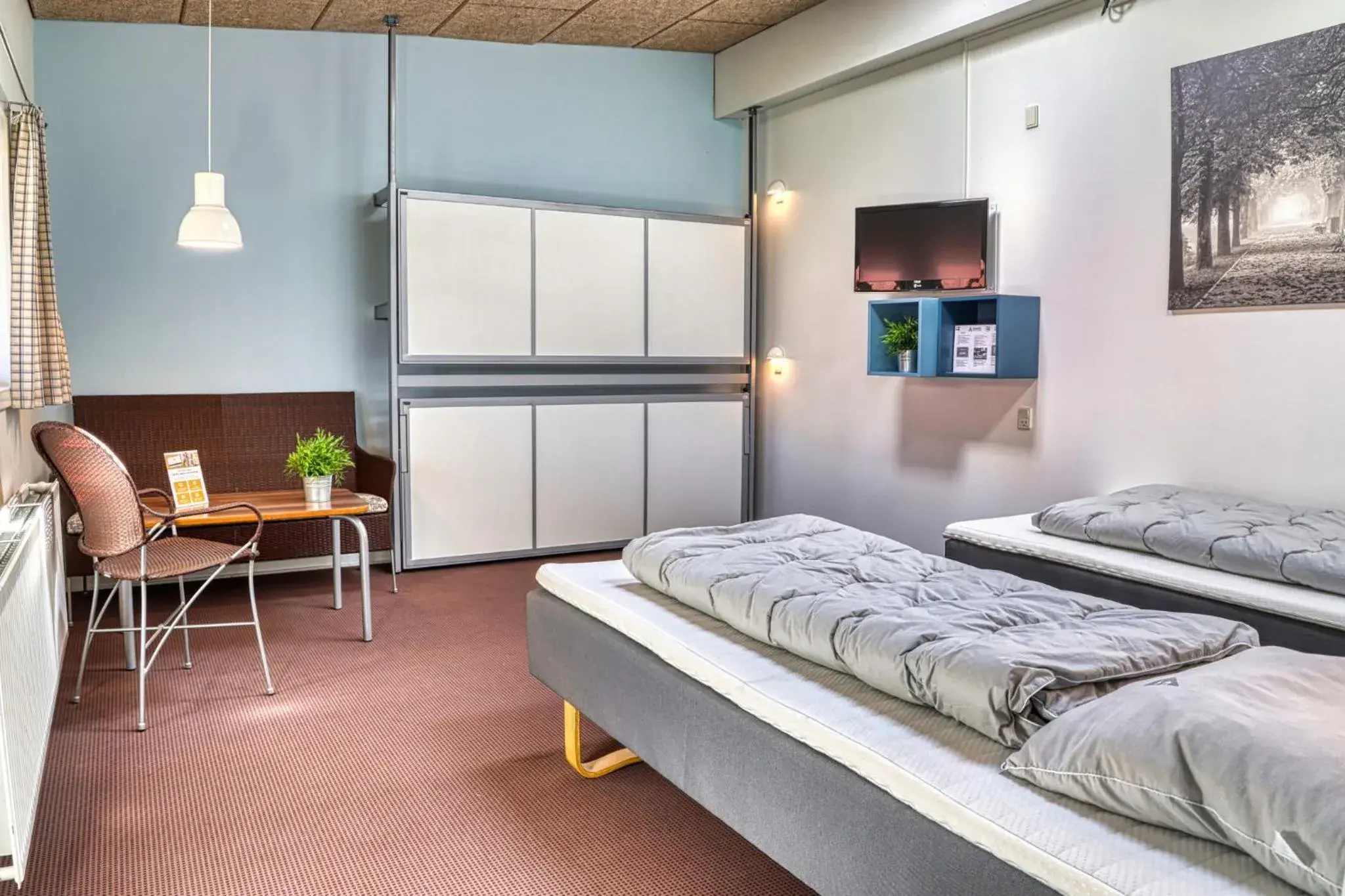 Quadruple Room with Bathroom in Danhostel Ishøj Strand Quadruple Room with Bathroom in Danhostel Ishøj Strand